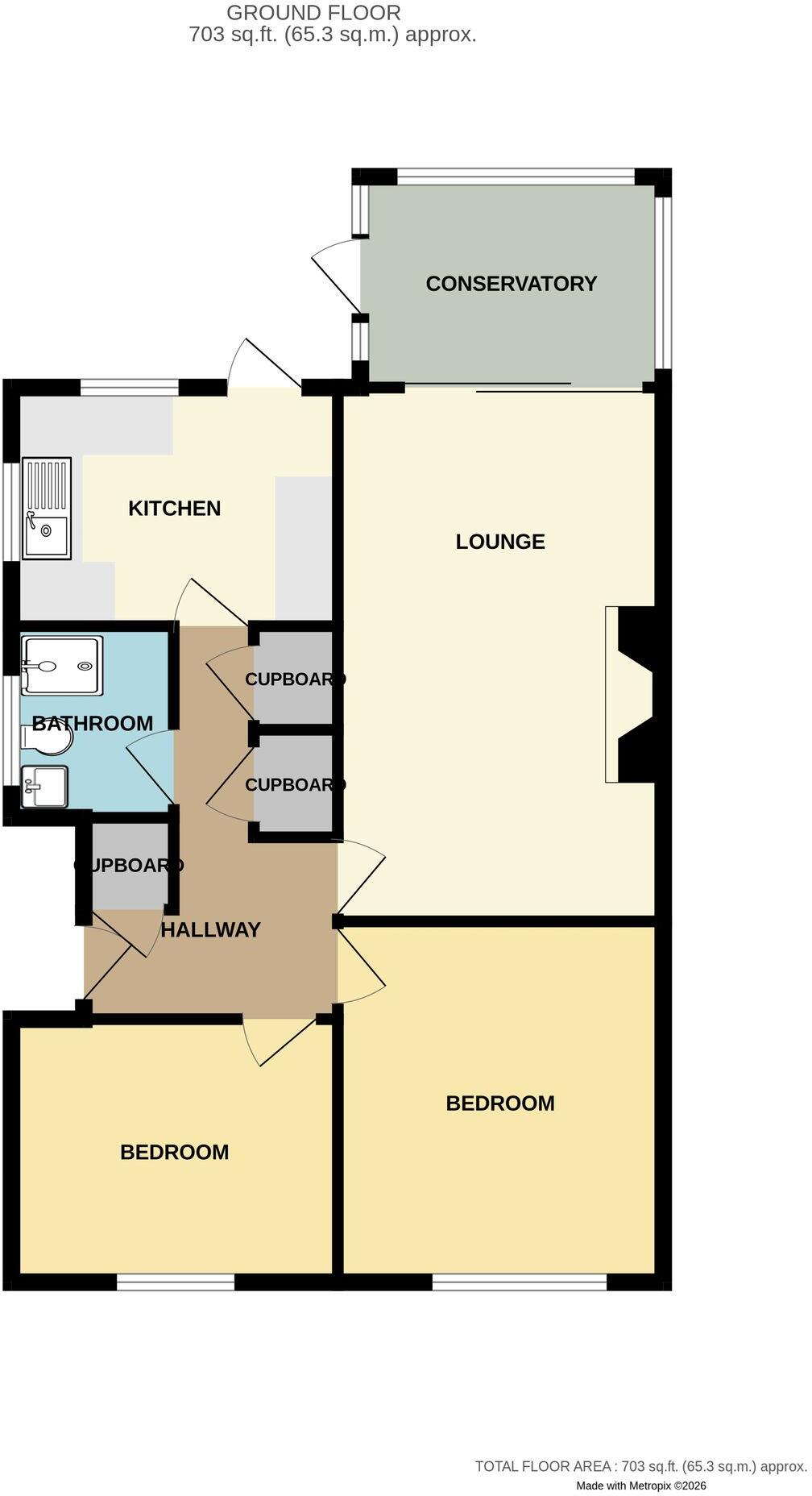 Oakland Drive, Ledbury, HR8 floorplan