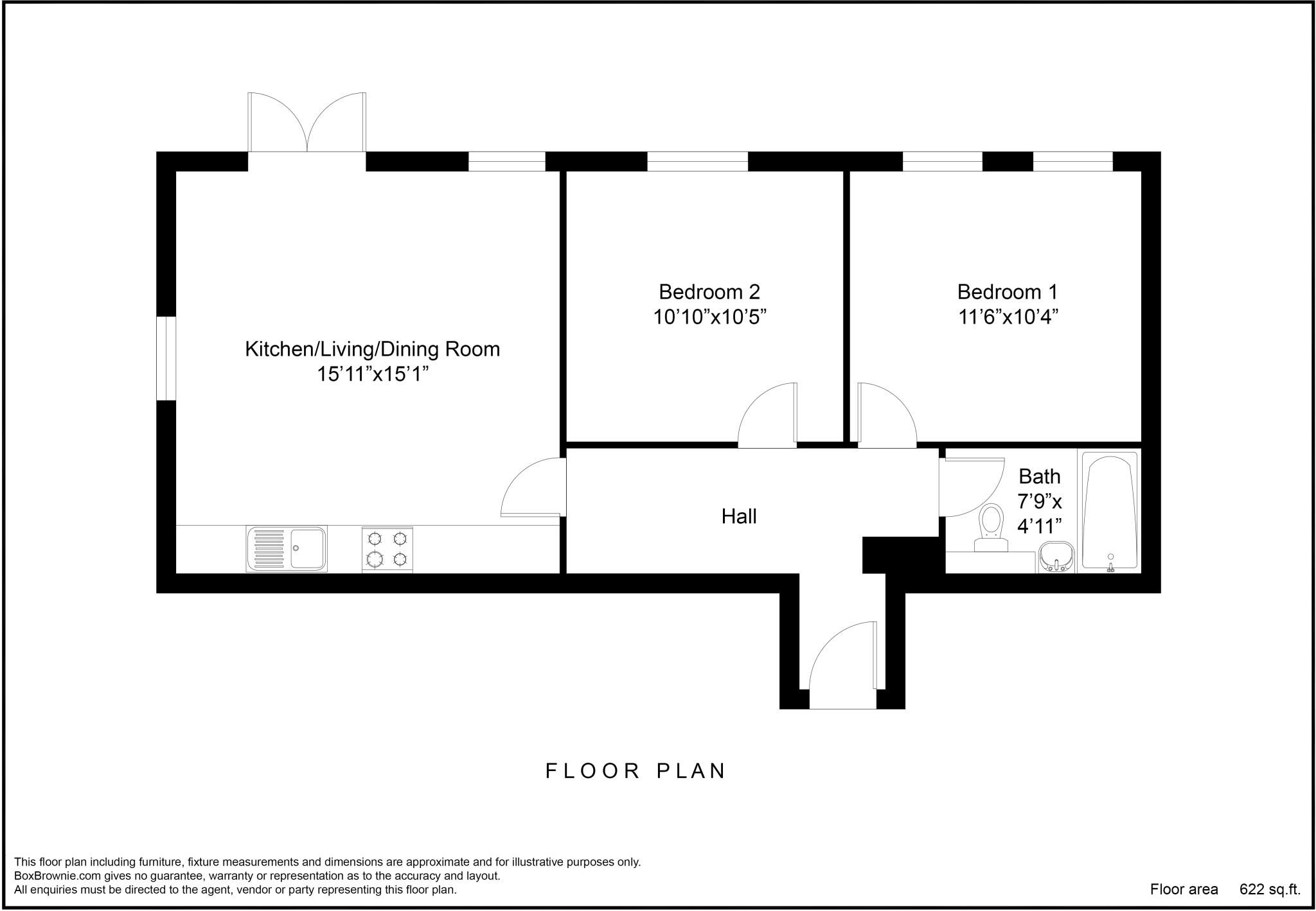Chertsey, Surrey, KT16 floorplan