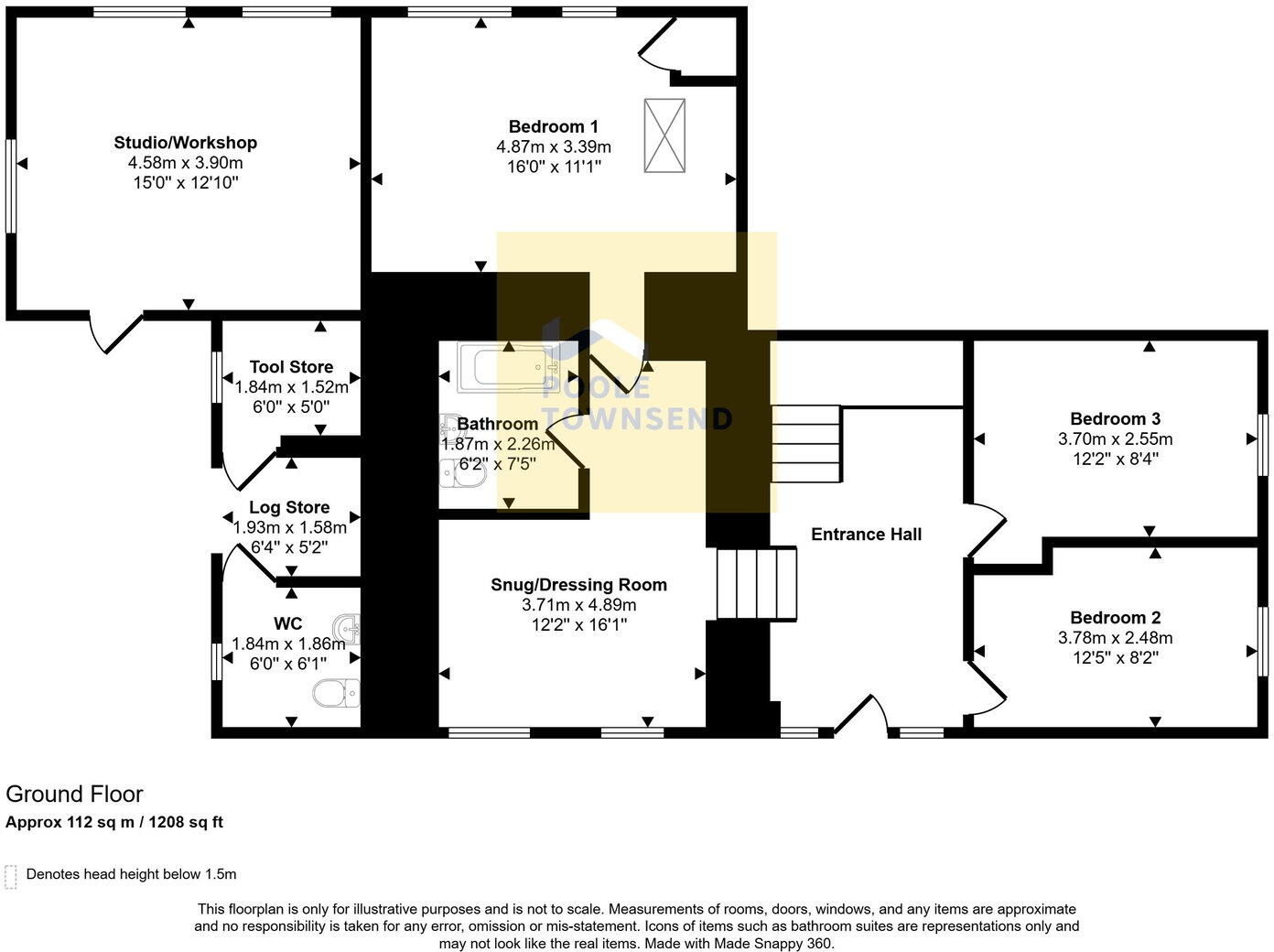 Rosehill, Torver, Coniston, LA21 8BU floorplan