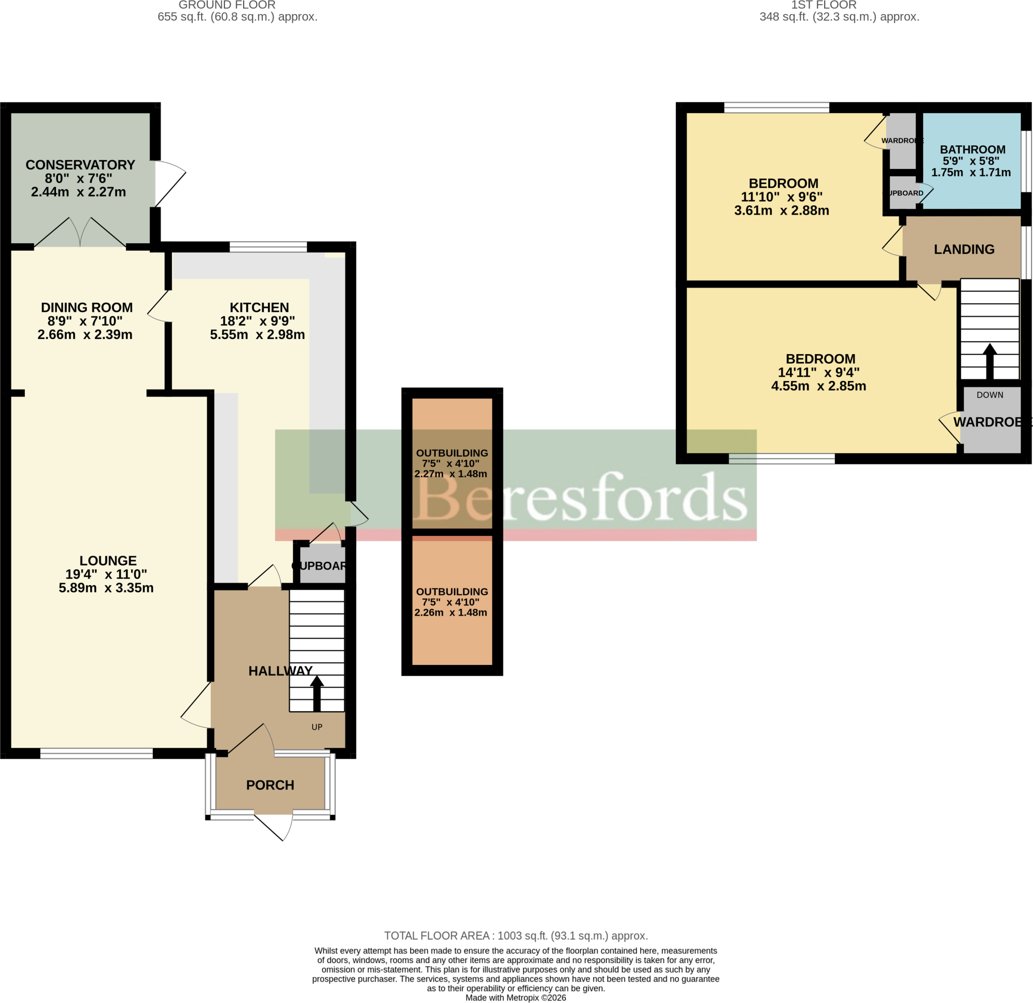 Grampian Grove, Chelmsford, CM1 floorplan