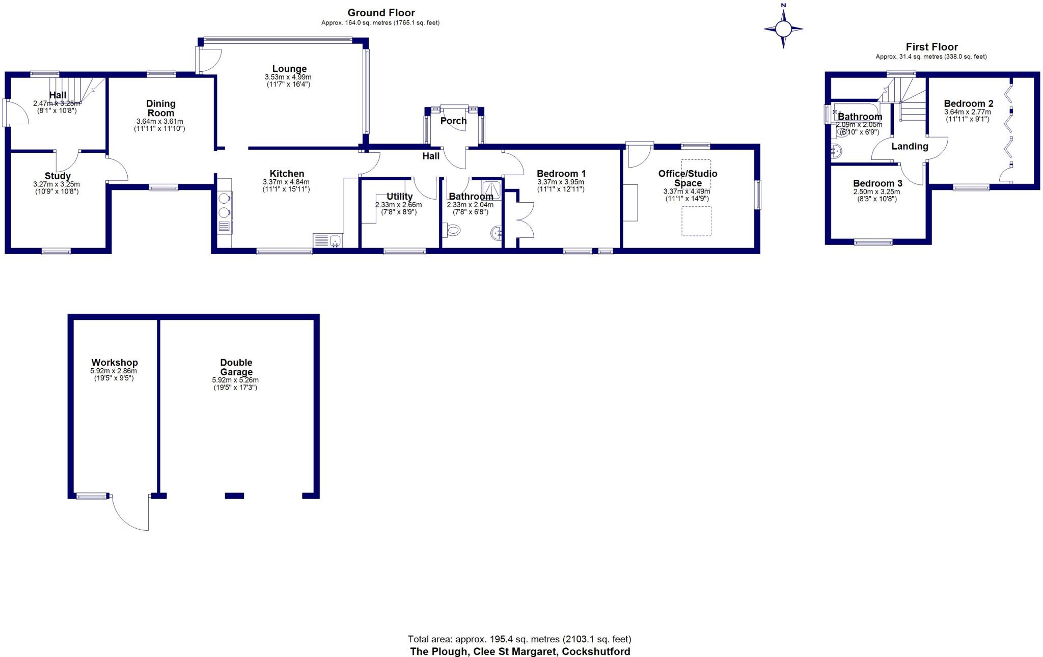 The Plough, Cockshutford, Clee St. Margaret, Craven Arms floorplan