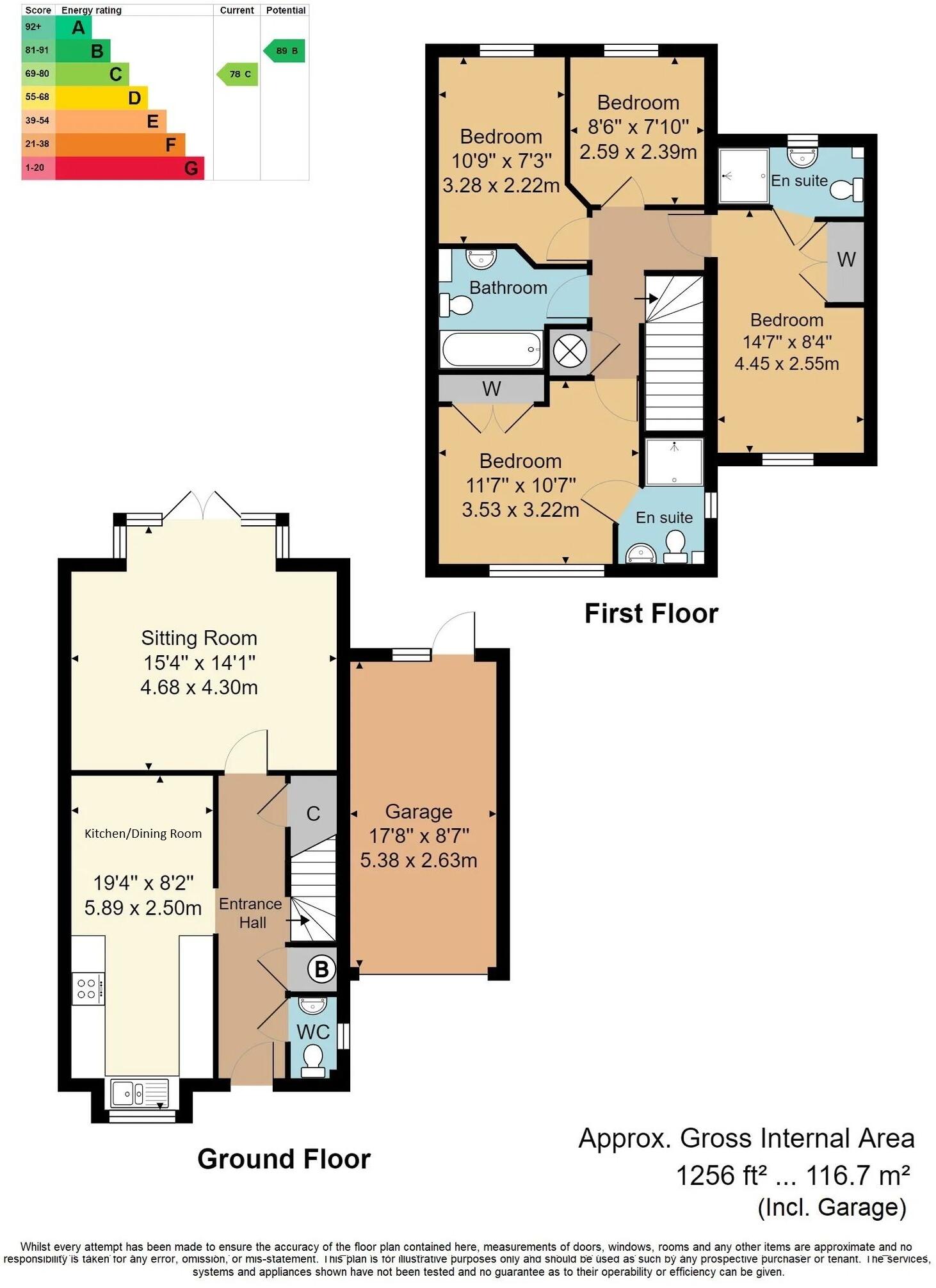 Payne Close, Crowborough floorplan