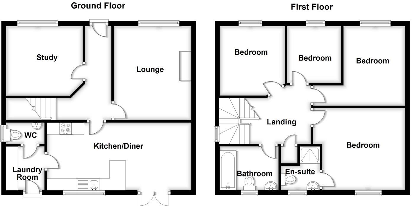 Sallet Grove, Archery Fields, Shrewsbury floorplan