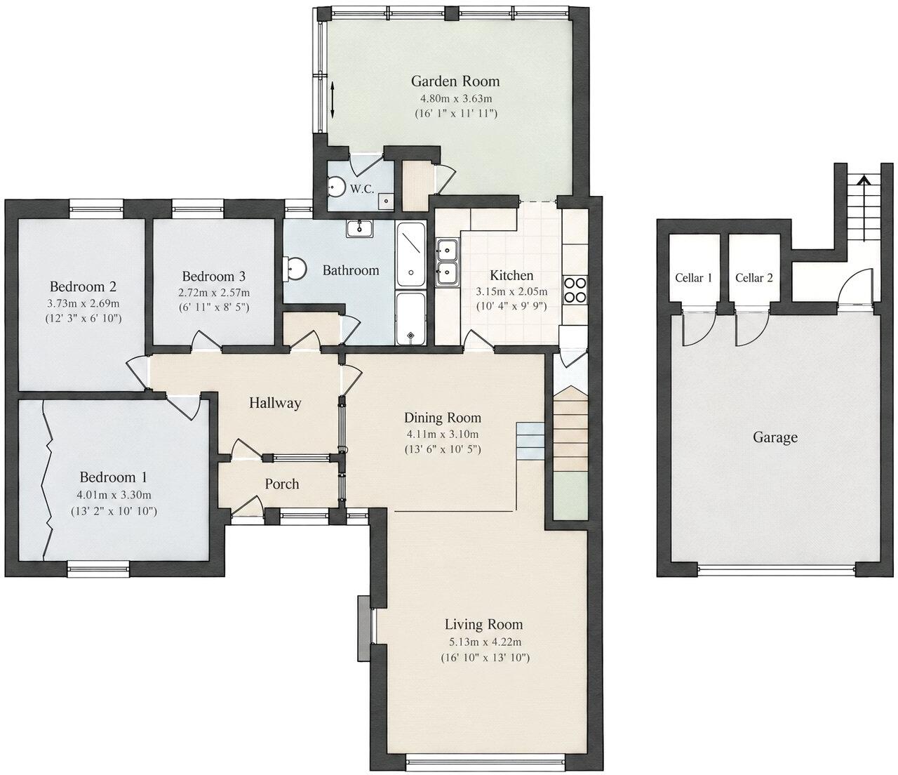 Park Drive, Deuchar Park, Morpeth, Northumberland, NE61 floorplan