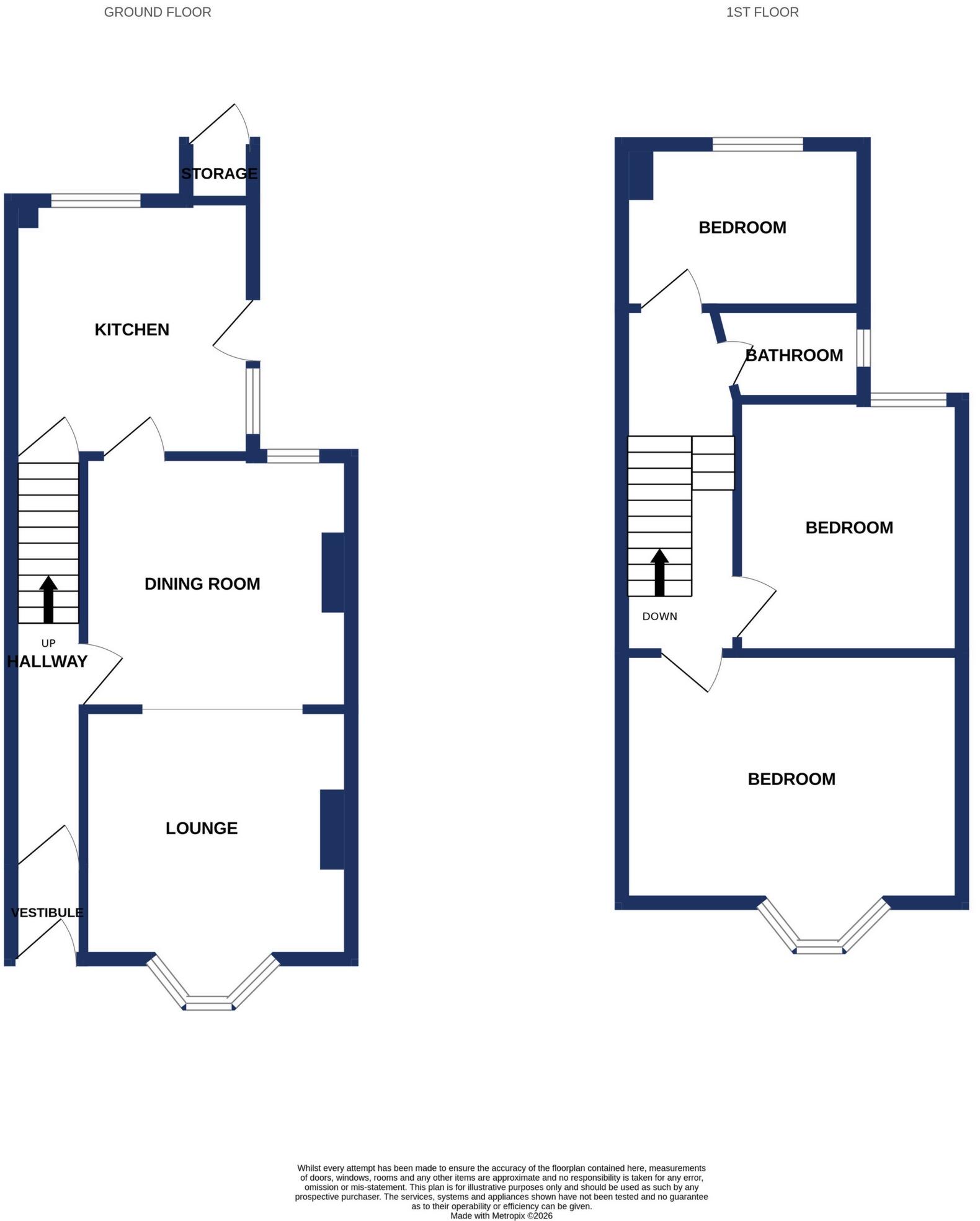 Duckwoth Road, St.Thomas, EX2 floorplan