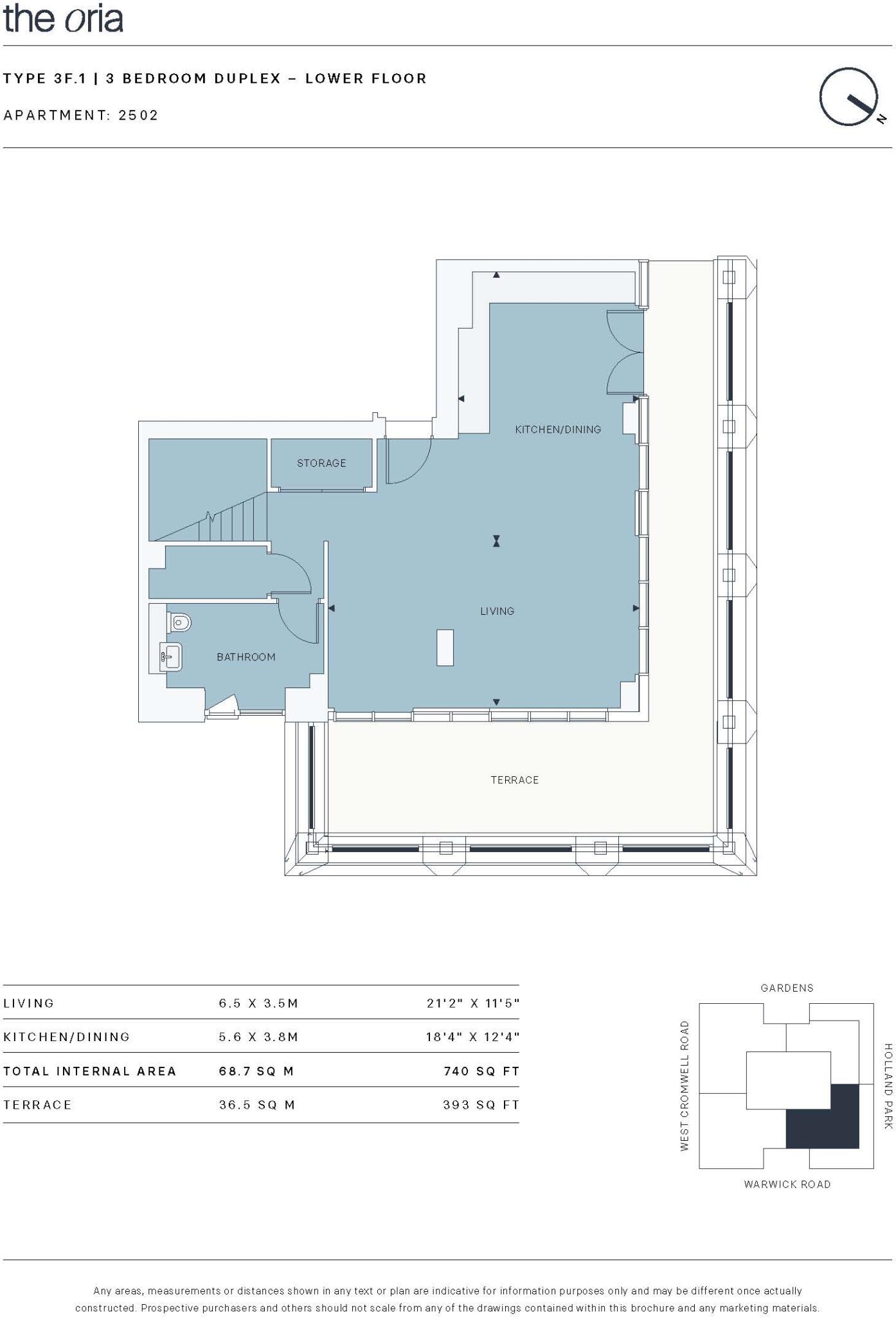 The Oria, 100 Kensington, 100 West Cromwell Road, London, W14 floorplan