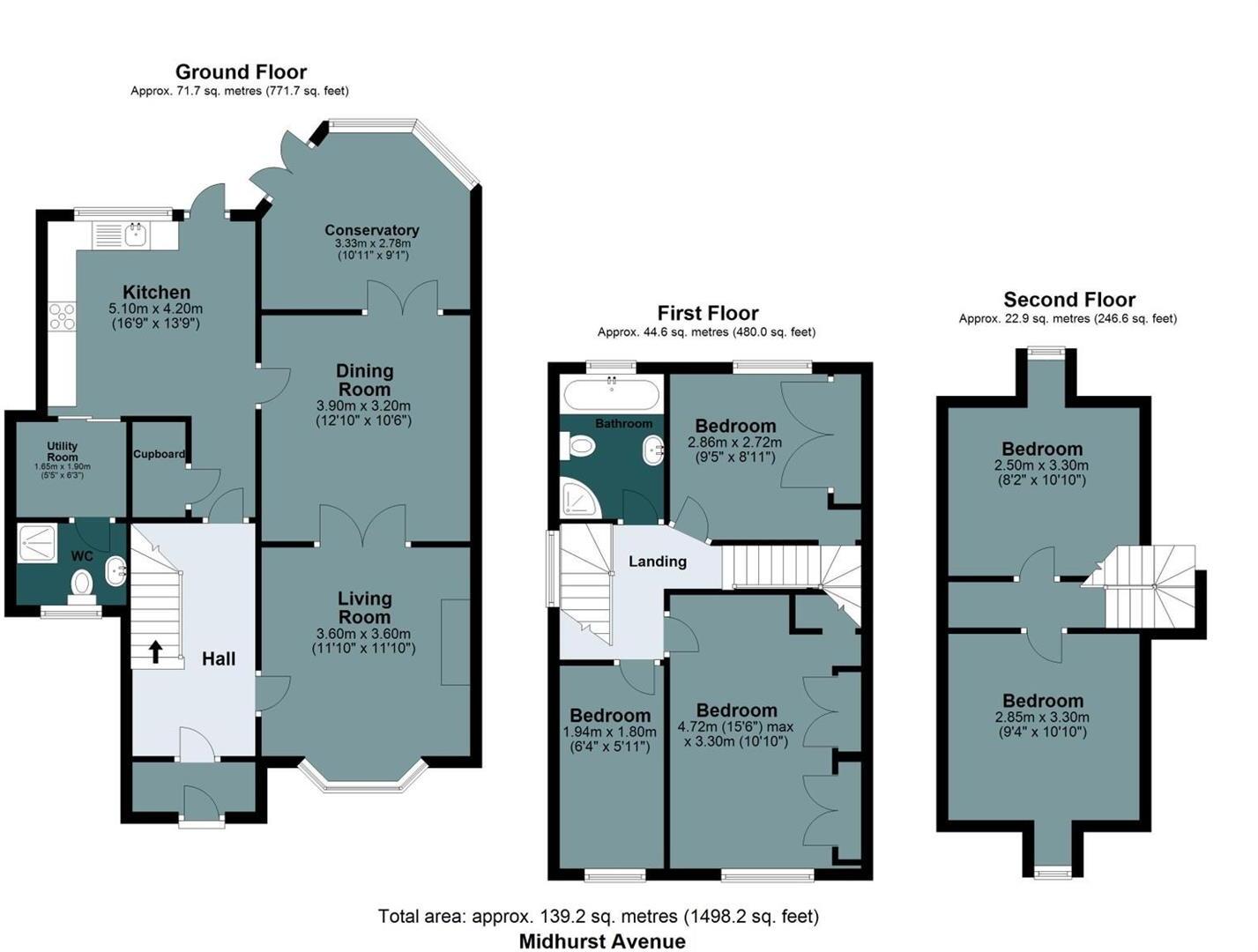 Midhurst Avenue, Westcliff-On-Sea floorplan