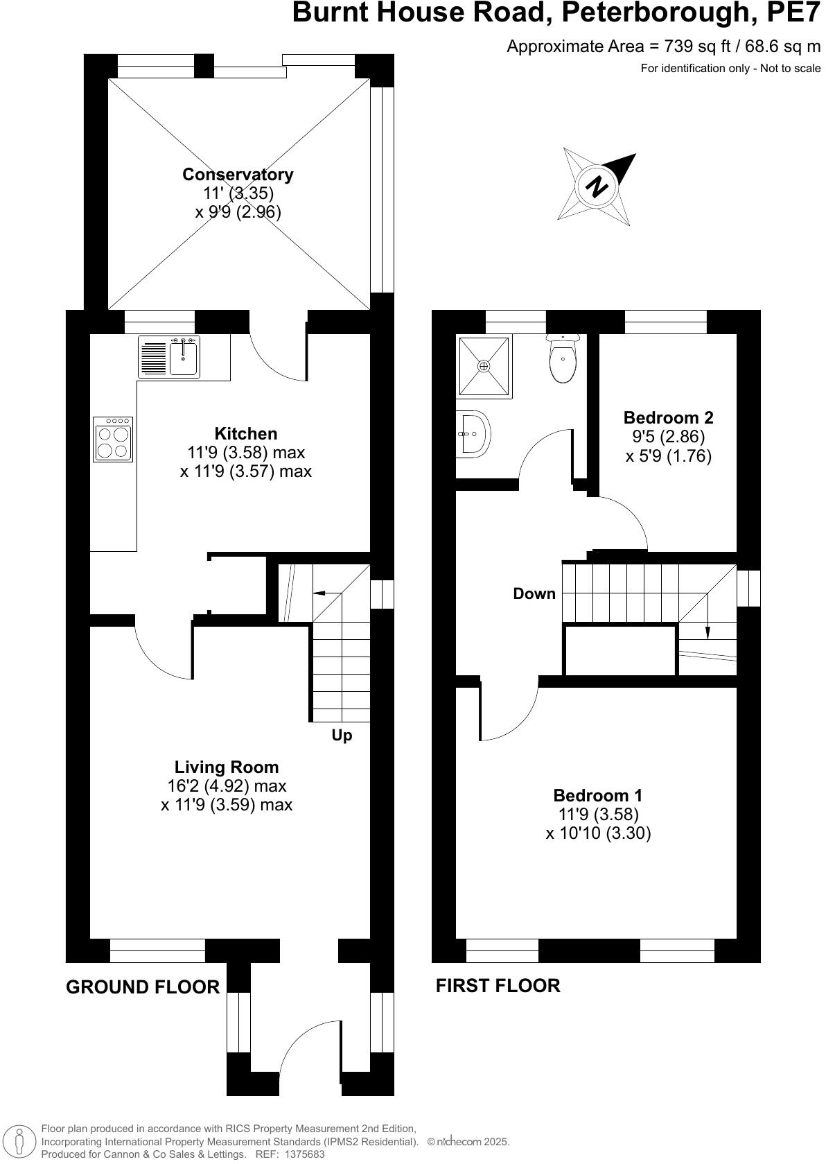 Burnt House Road, Turves, Whittlesey, Peterborough, Cambridgeshire floorplan