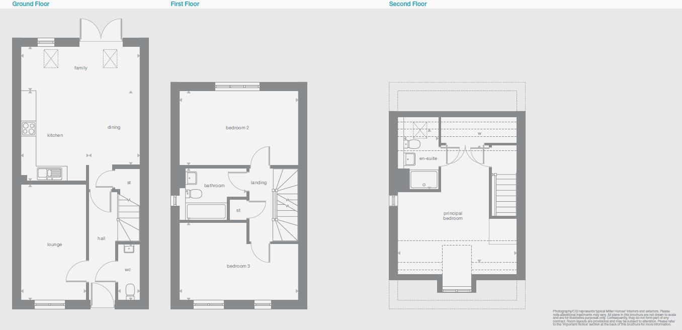Plot 48 Springbrook Gardens, Blakedown floorplan