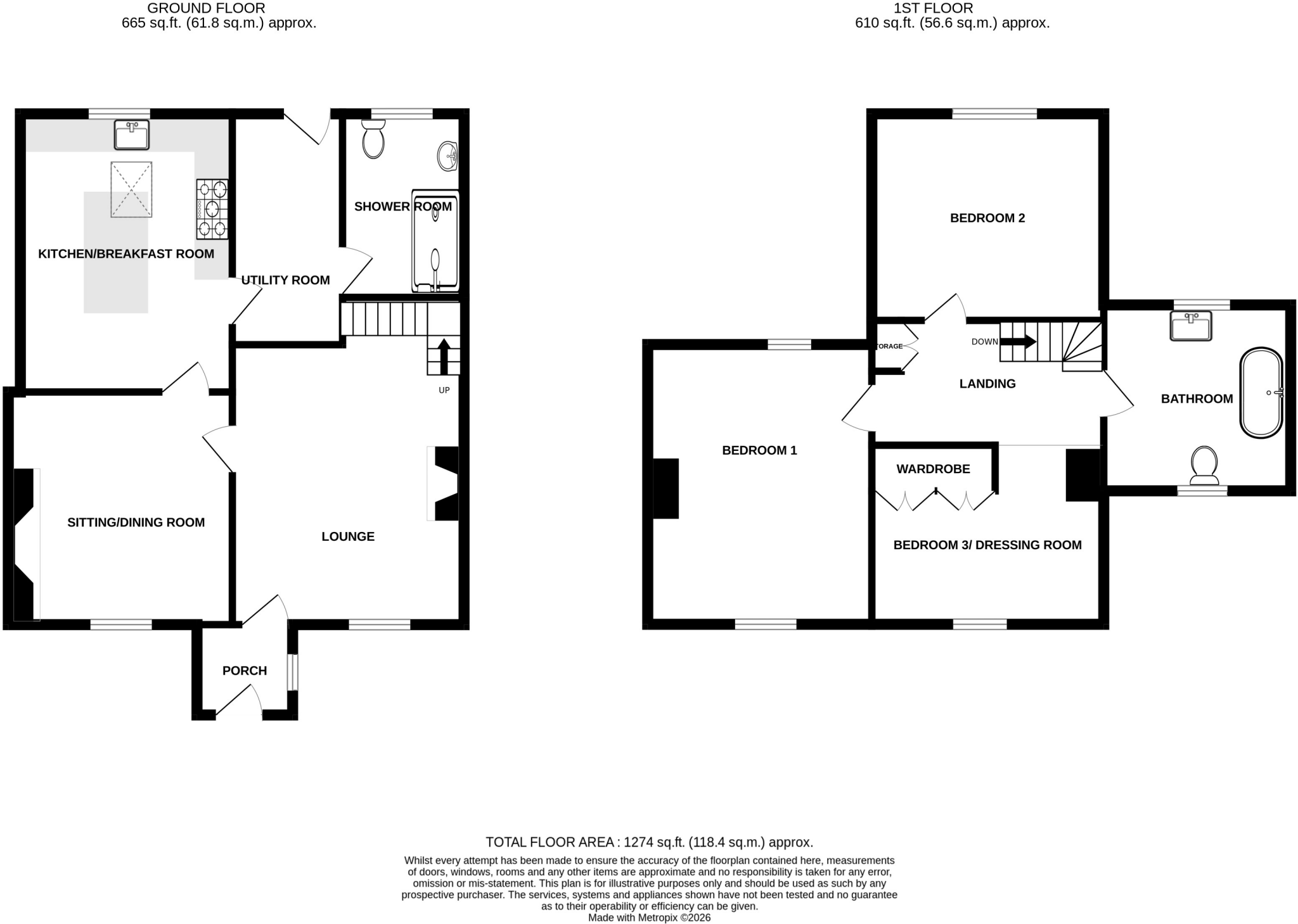 Green Lane, Tiptree floorplan