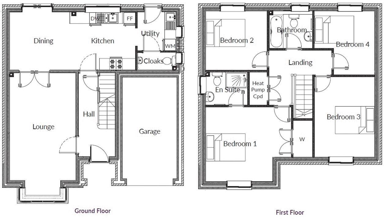 The Mulberries, Dudleston Heath, Ellesmere floorplan
