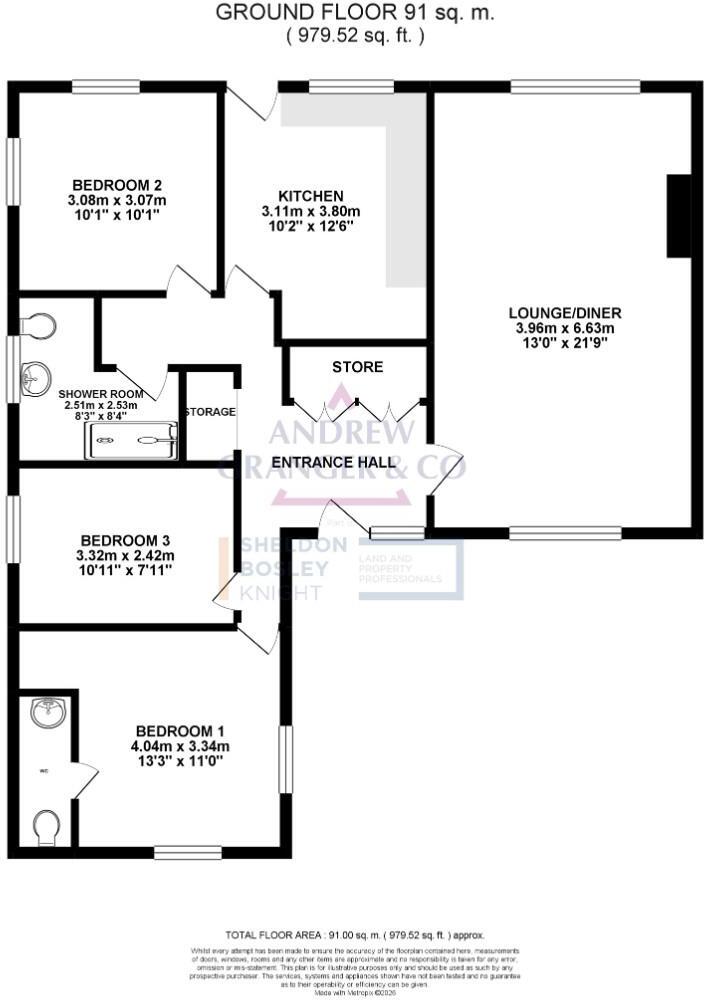 Cannam Close, Middleton, Market Harborough floorplan