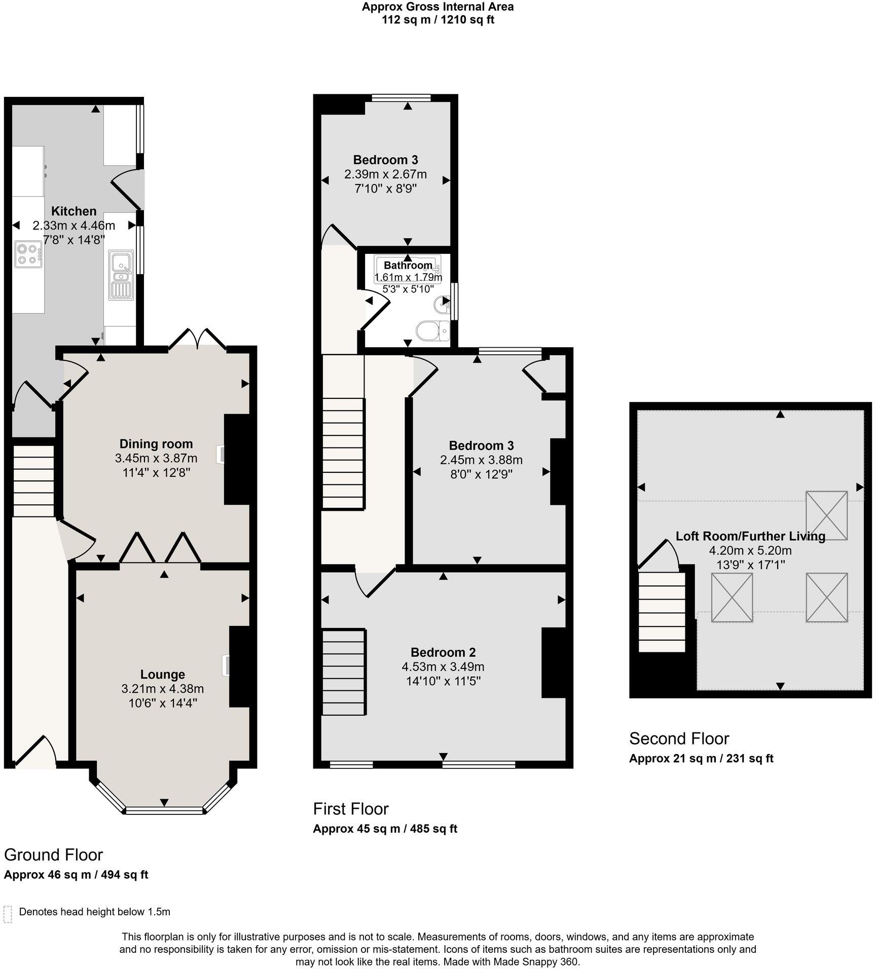Alexandra Grove, Irlam, M44 floorplan