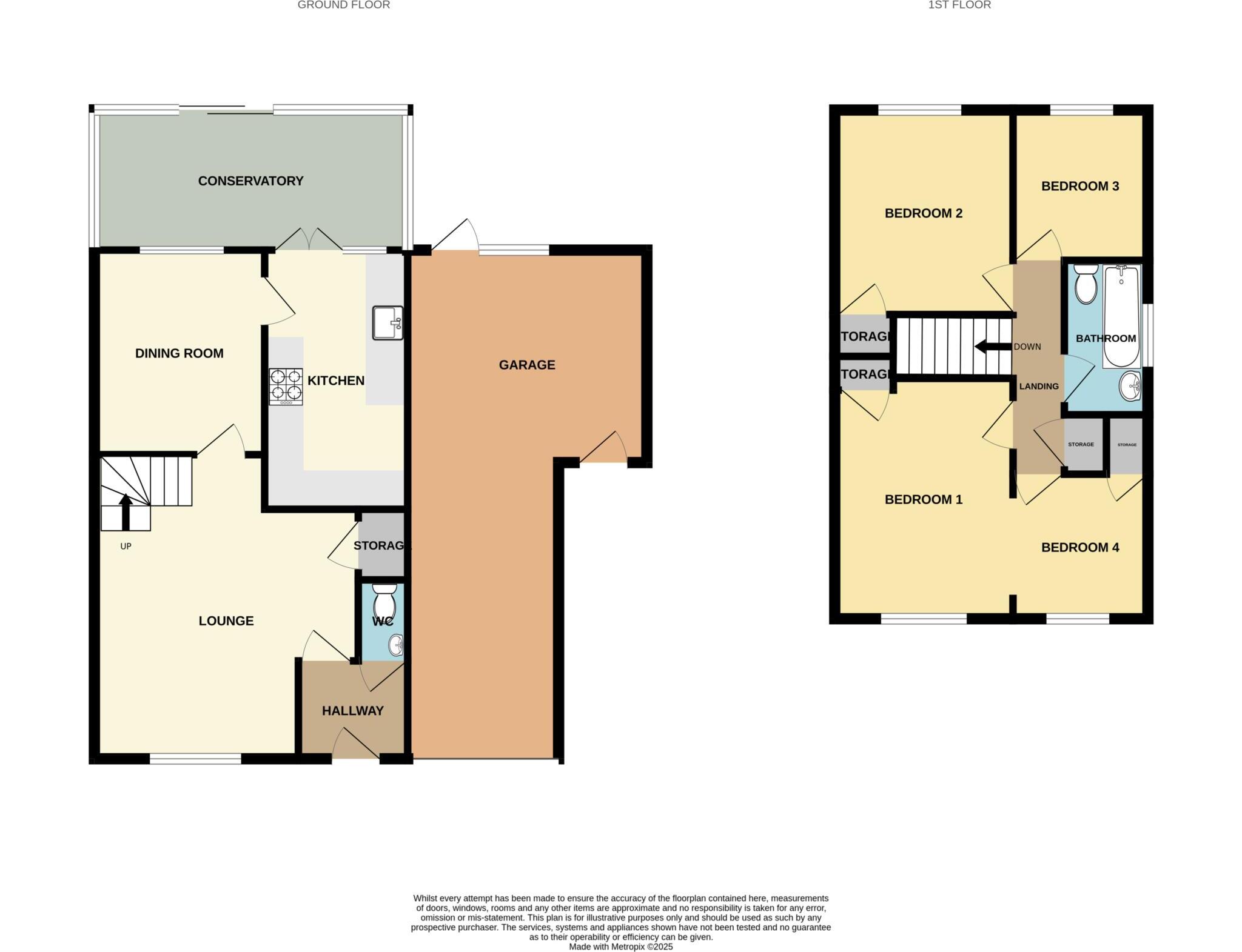 Mount Park, Higher Bebington floorplan
