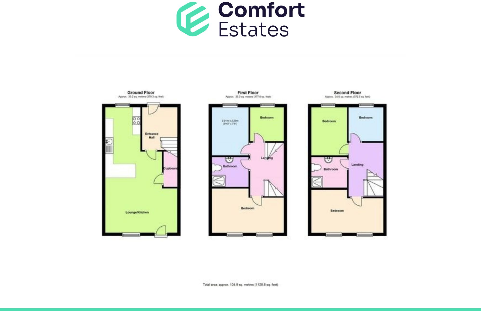 Gamble Street, Nottingham, NG7 floorplan