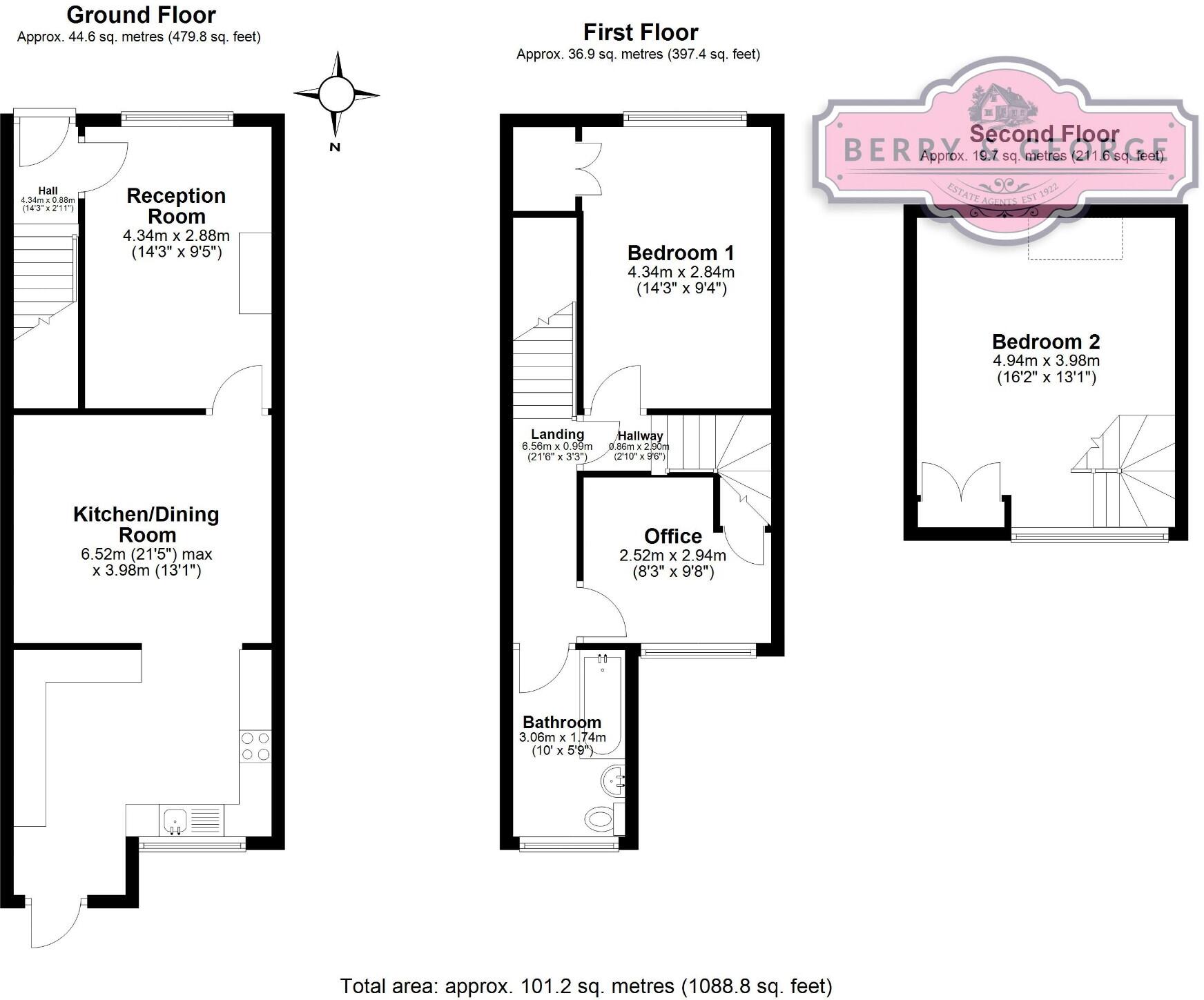 1 Park View, Village Road, Northop Hall CH7 6JP floorplan