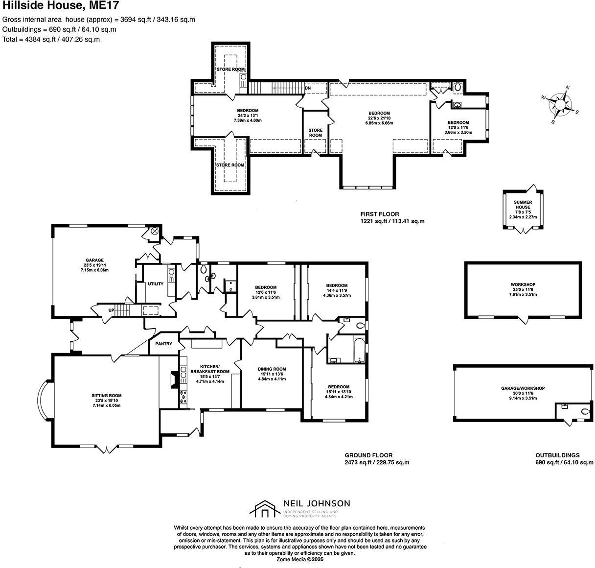 Westerhill Road, Linton, Maidstone, ME17 4BS floorplan