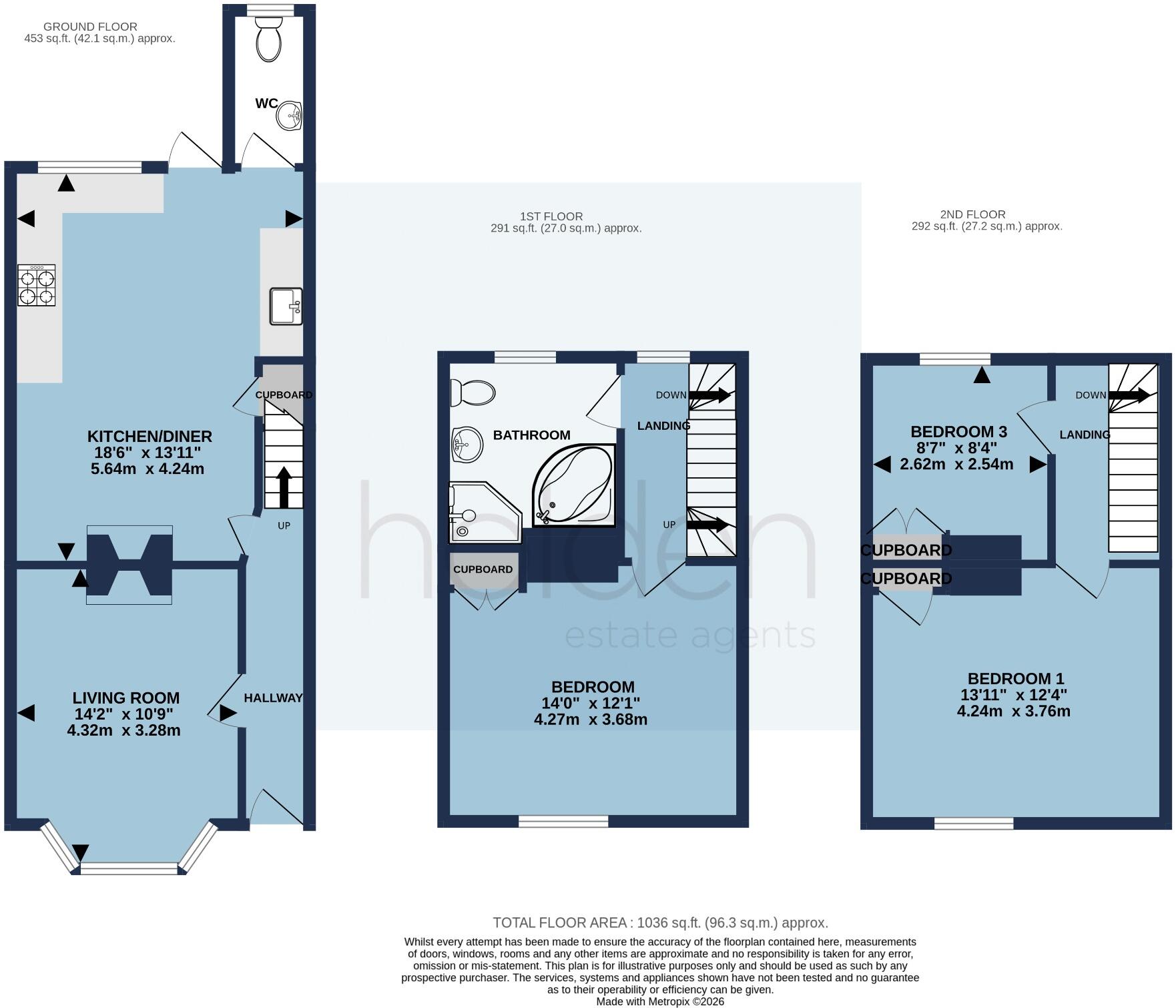 Wantz Road, Maldon, Essex, CM9 floorplan
