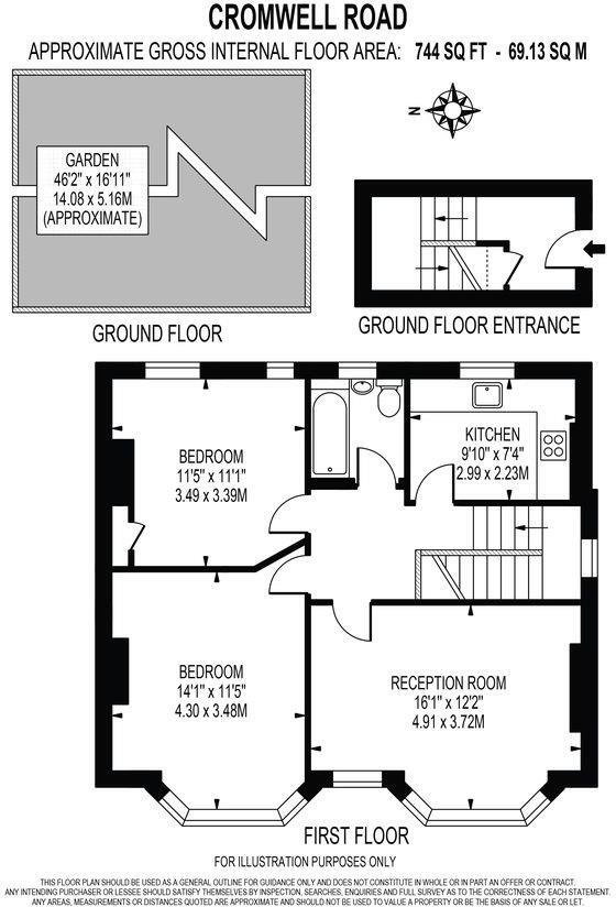 Cromwell Road, Wimbledon floorplan