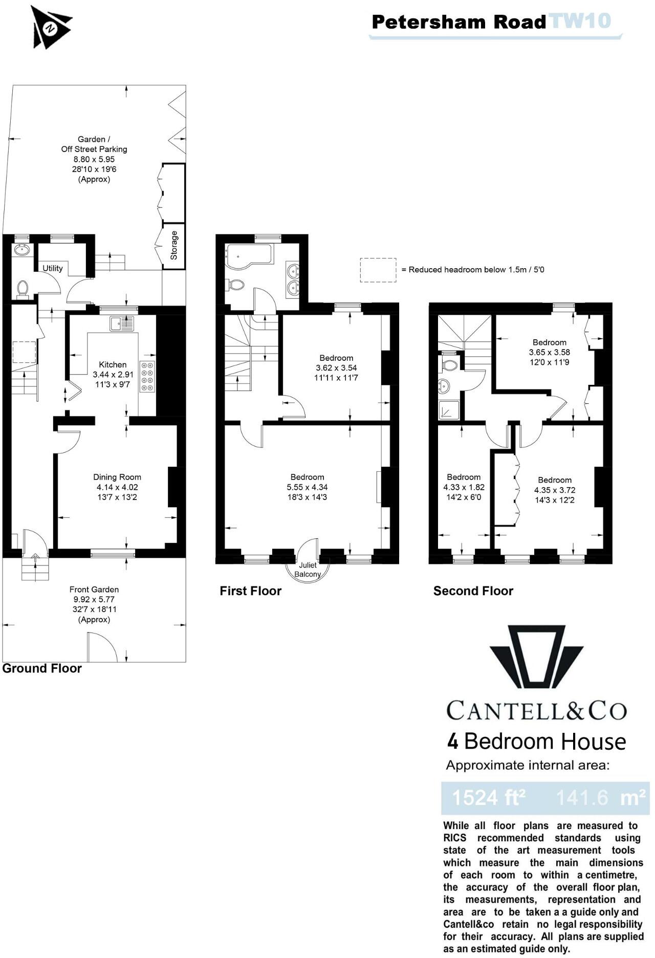 Petersham Road, Richmond, TW10 floorplan