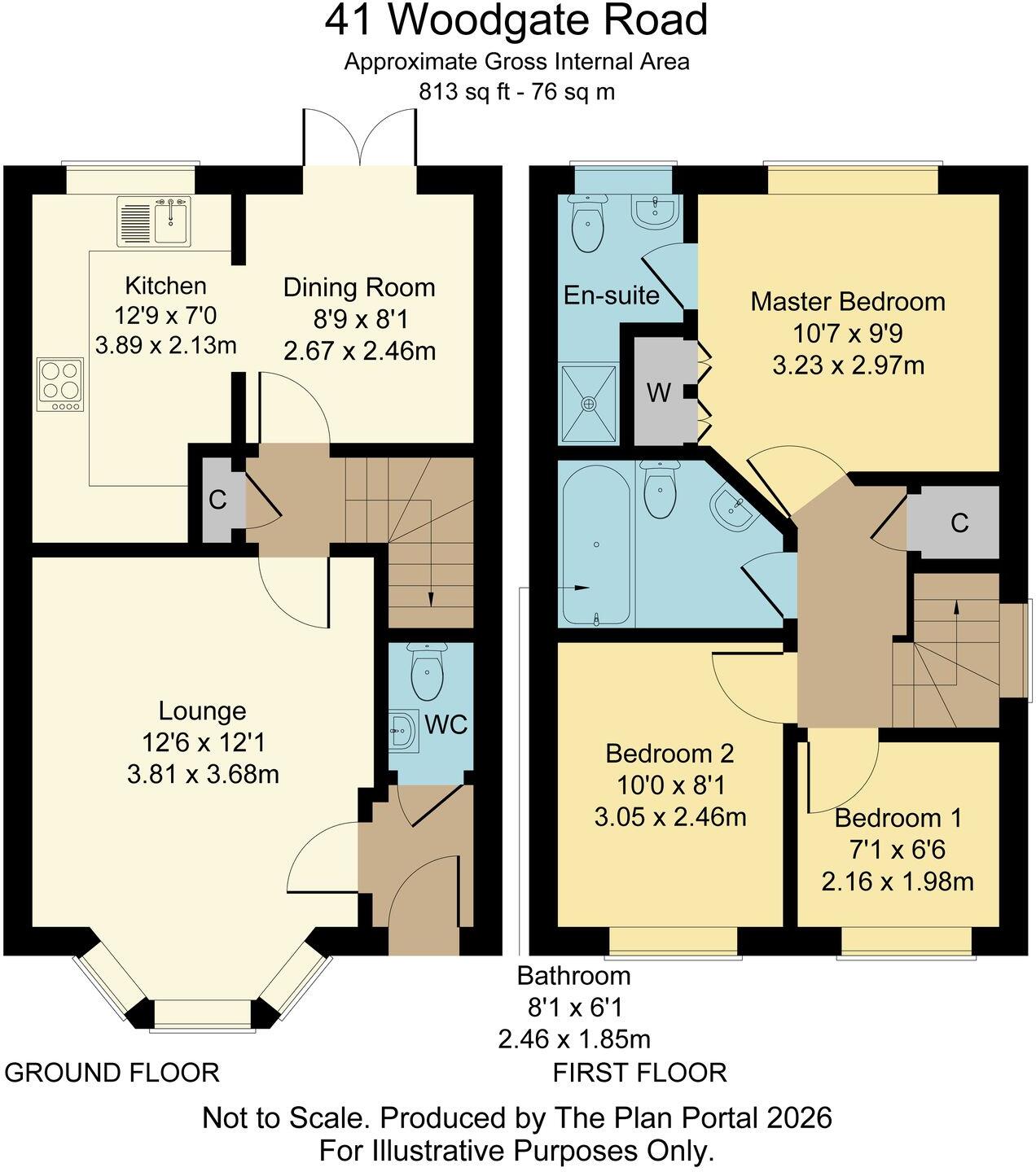 Woodgate Road, Wootton, Northampton, NN4 floorplan