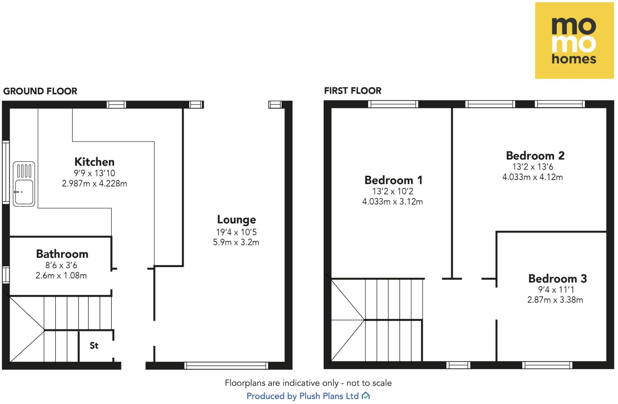 Glen Avenue, Larkhall floorplan