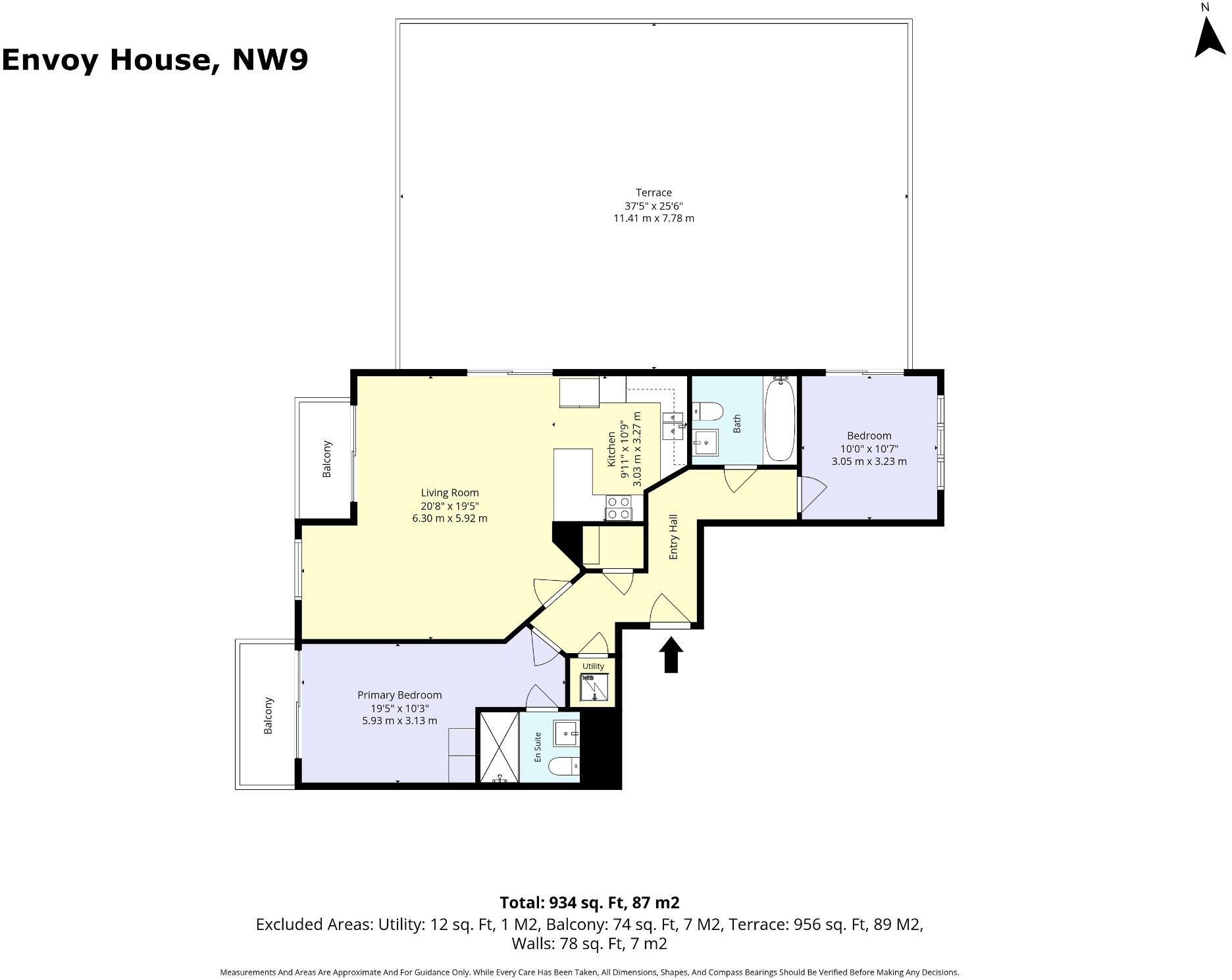 2 East Drive, London, Greater London, NW9 floorplan