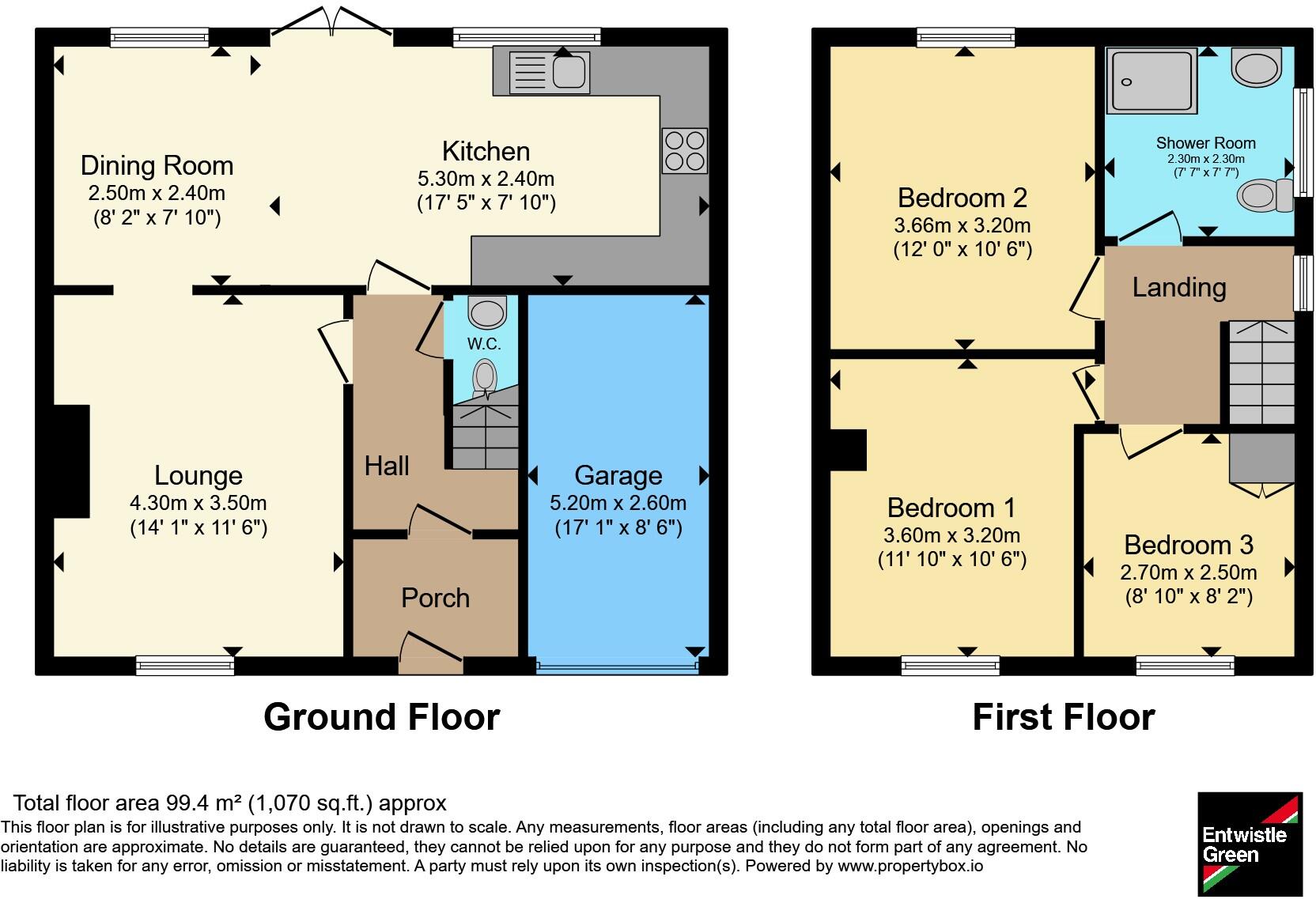 Chatsworth Close, Unsworth, Bury, Greater Manchester, BL9 floorplan