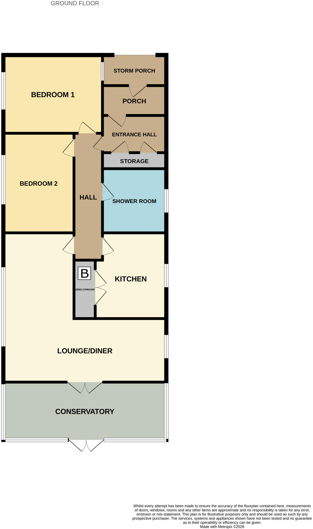 Yare Close, Great Yarmouth floorplan
