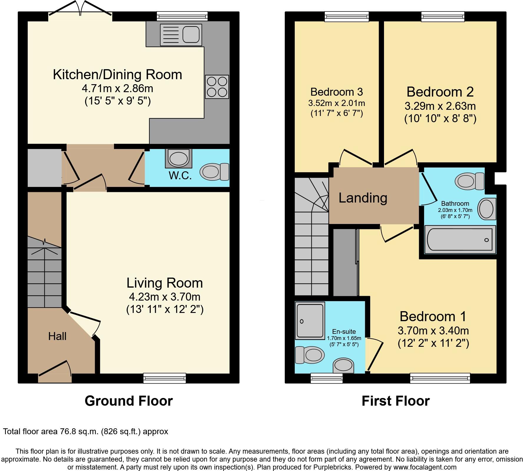 Craig Hopson Avenue, Castleford, WF10 floorplan