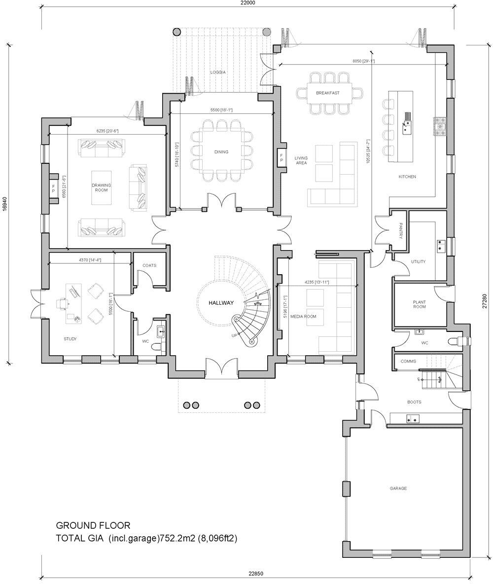 Princes Drive, Oxshott, KT22 floorplan