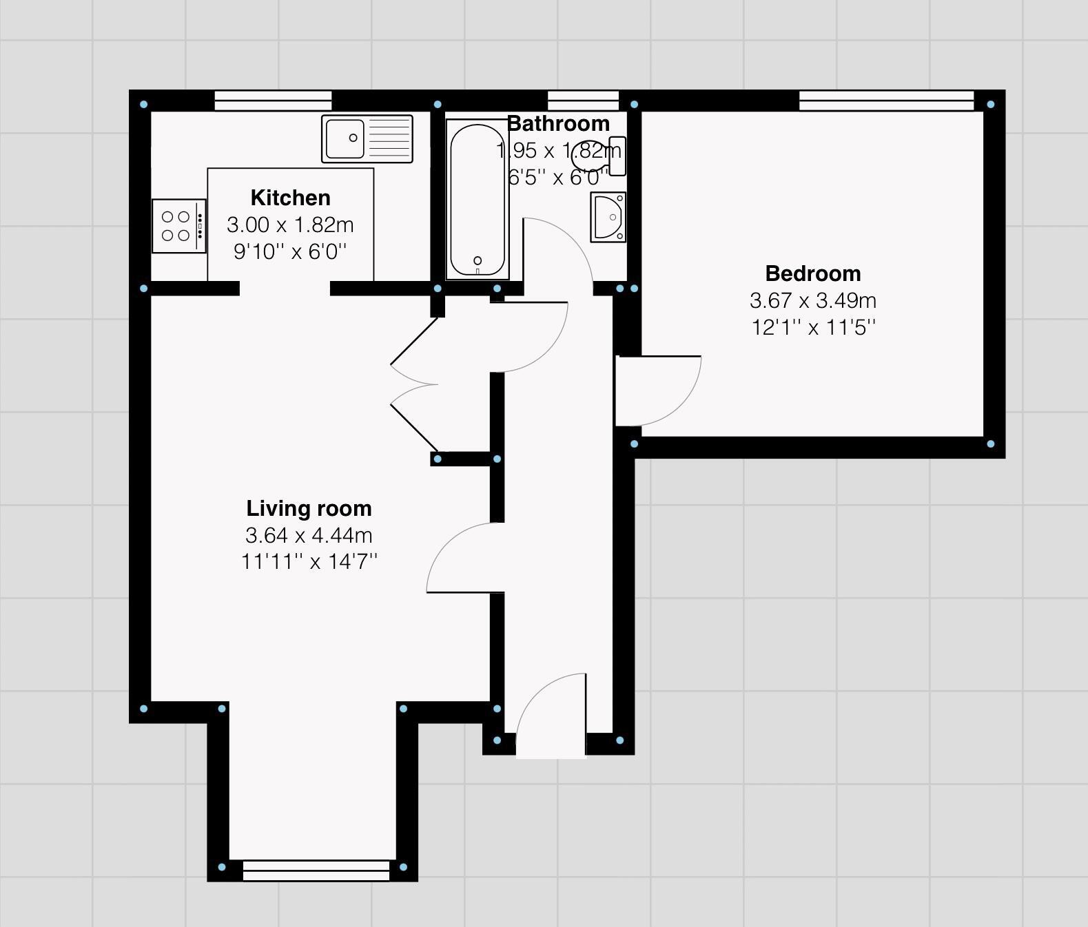 St Charles Court, Hereford floorplan