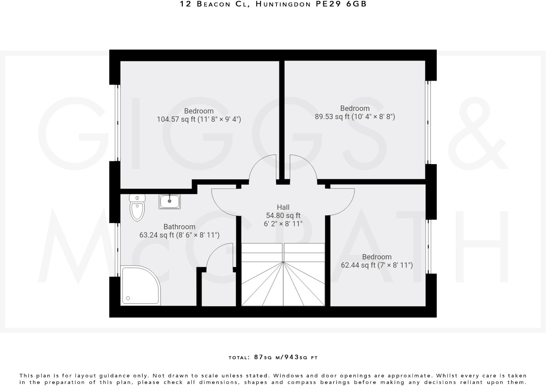 Beacon Close, Huntingdon, Cambridgeshire, PE29 6GB floorplan