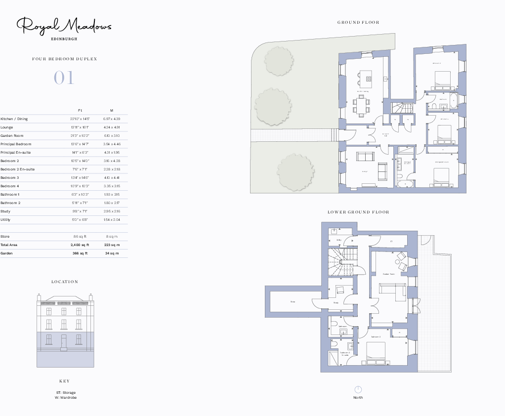 Royal Meadows,
Sciennes Road,
Edinburgh,
EH9 1LG floorplan