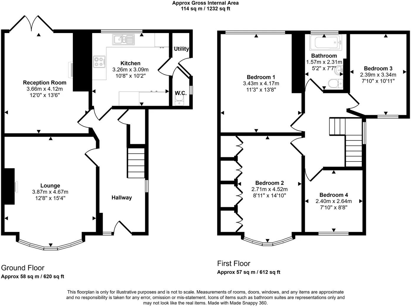 Highbury Crescent, Prestatyn, LL19 7PA floorplan