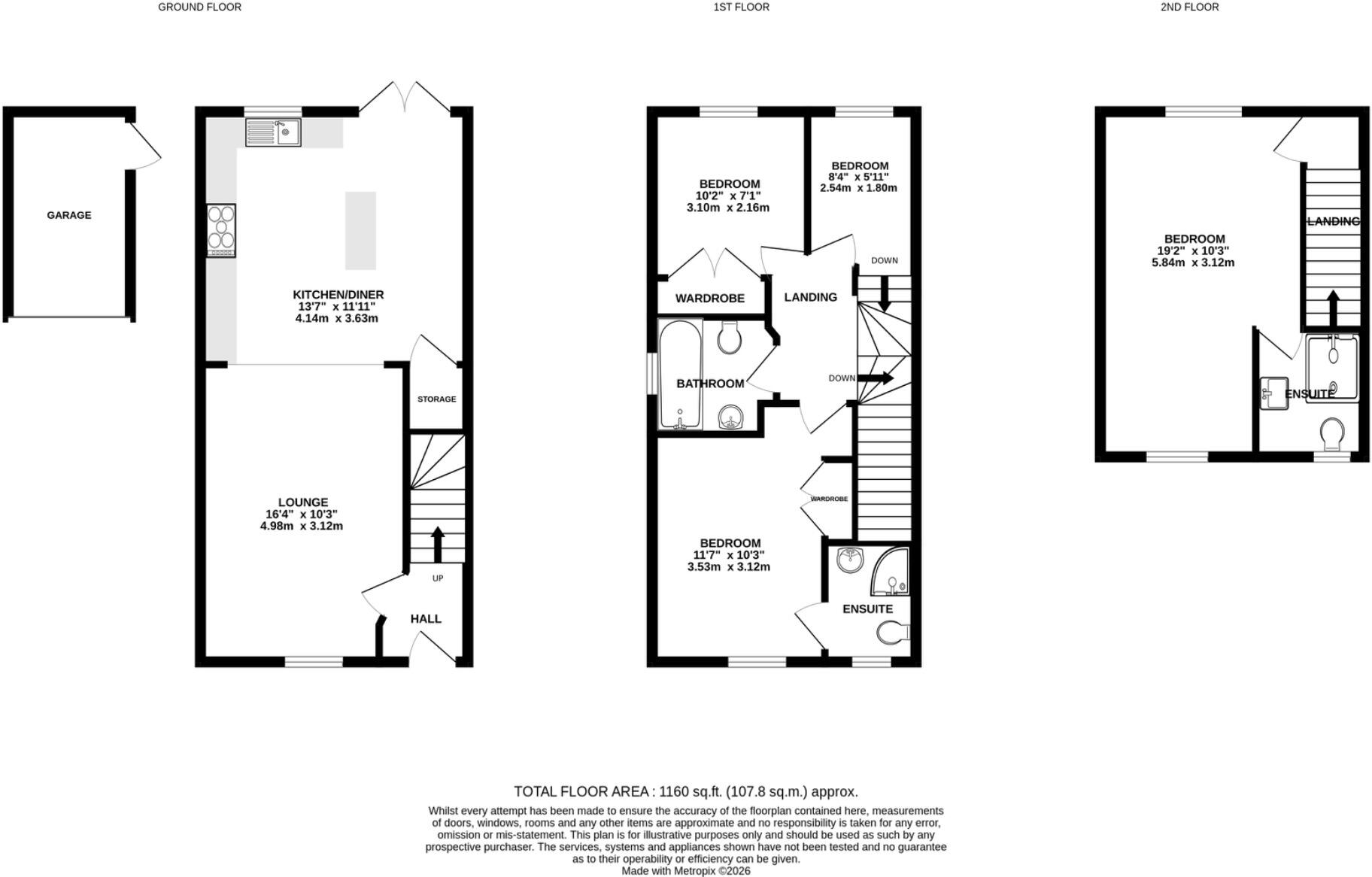 Ullswater Close, Stevenage, Hertfordshire, SG1 floorplan