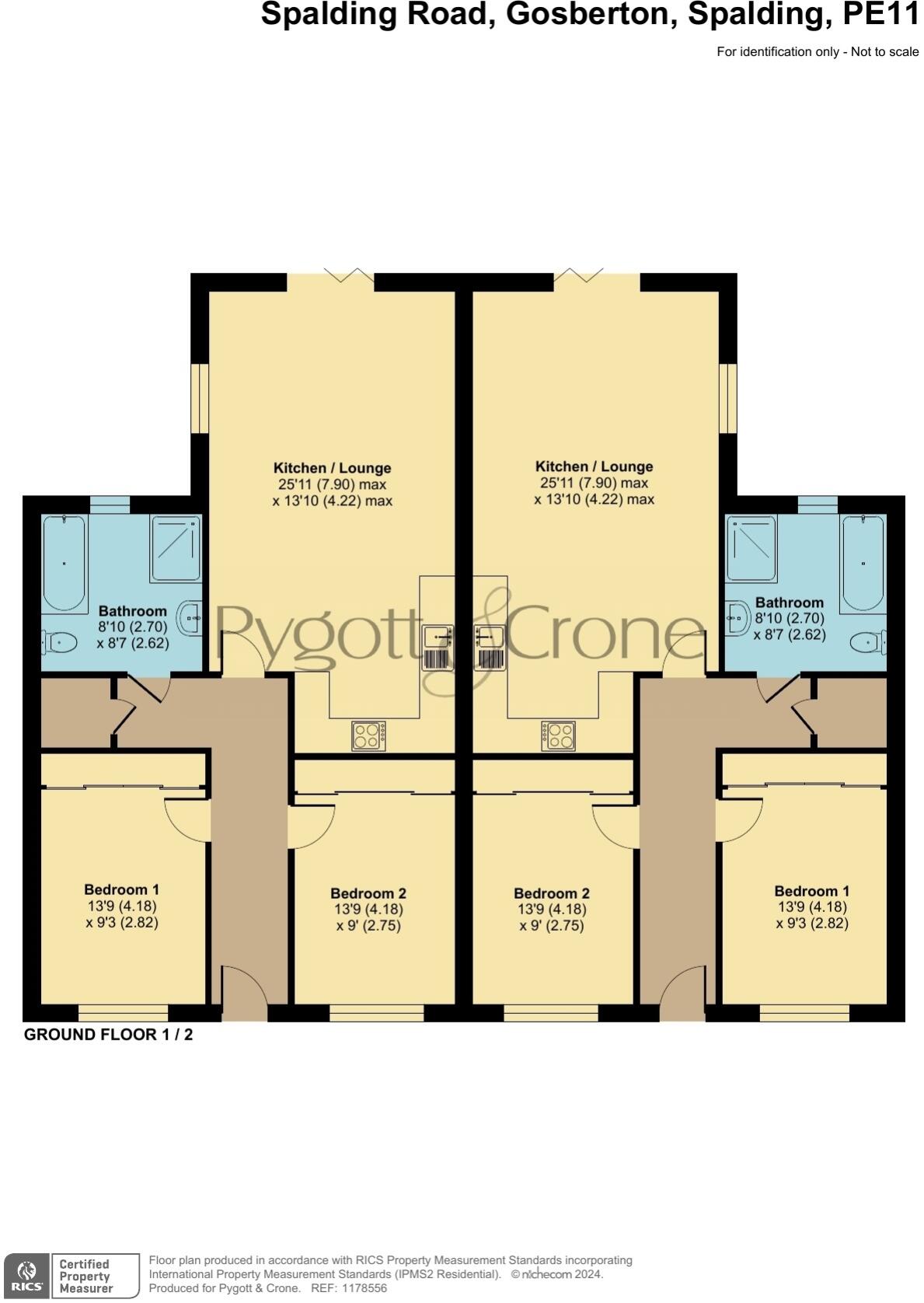 Plot 3, 2 Celey Close, Spalding Road, Gosberton, Spalding, Lincolnshire, PE11 floorplan