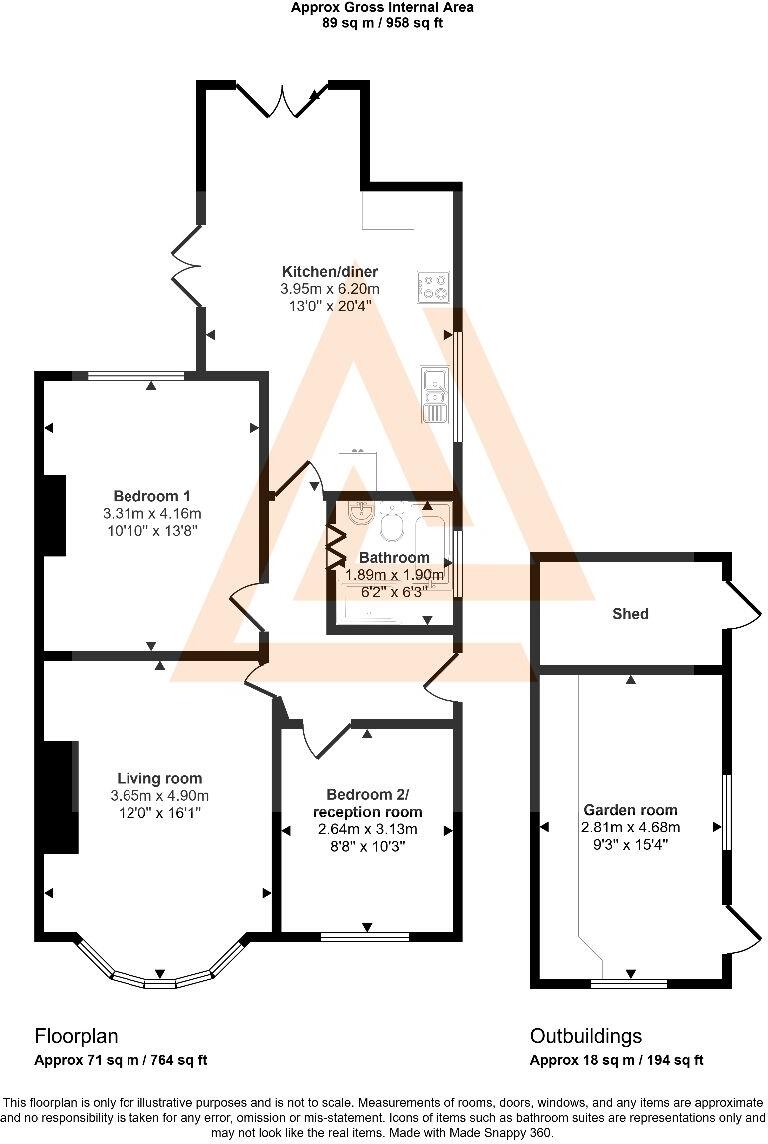 Prior Dene, Darlington, DL1 floorplan
