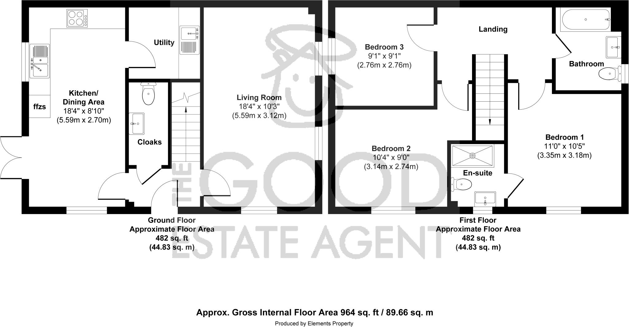 Havers Rise, Littleport CB6 1TF floorplan