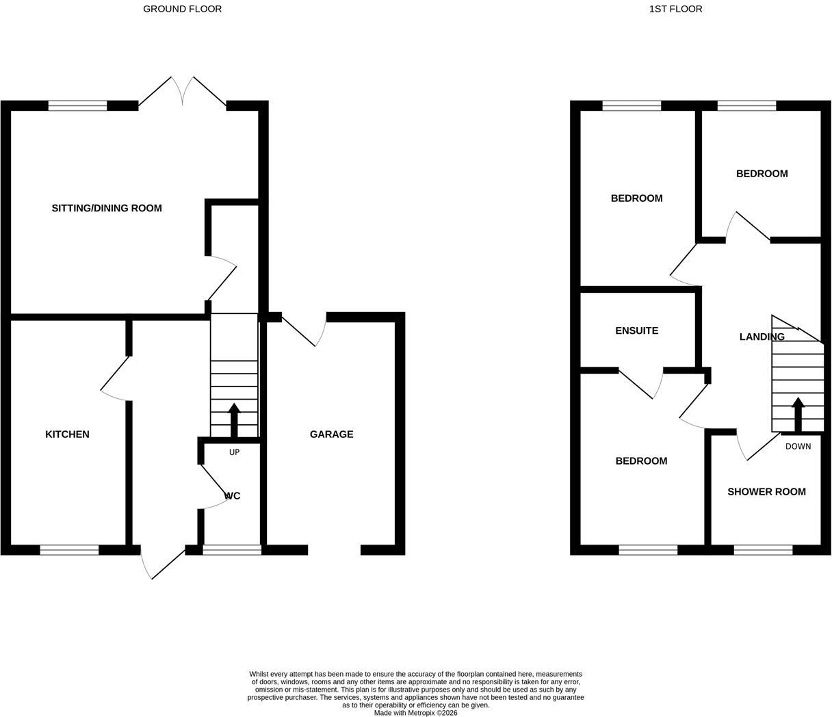 Parnell Avenue, Lichfield floorplan