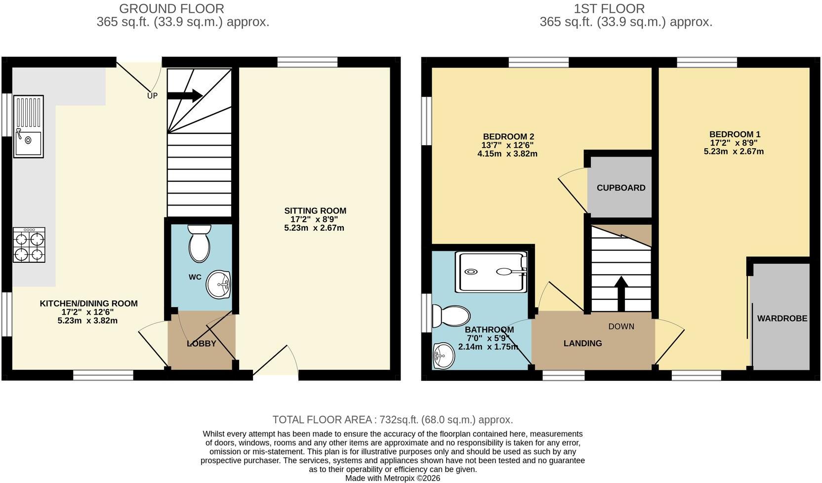 Kyrle Close, Ironbridge, TF8 floorplan