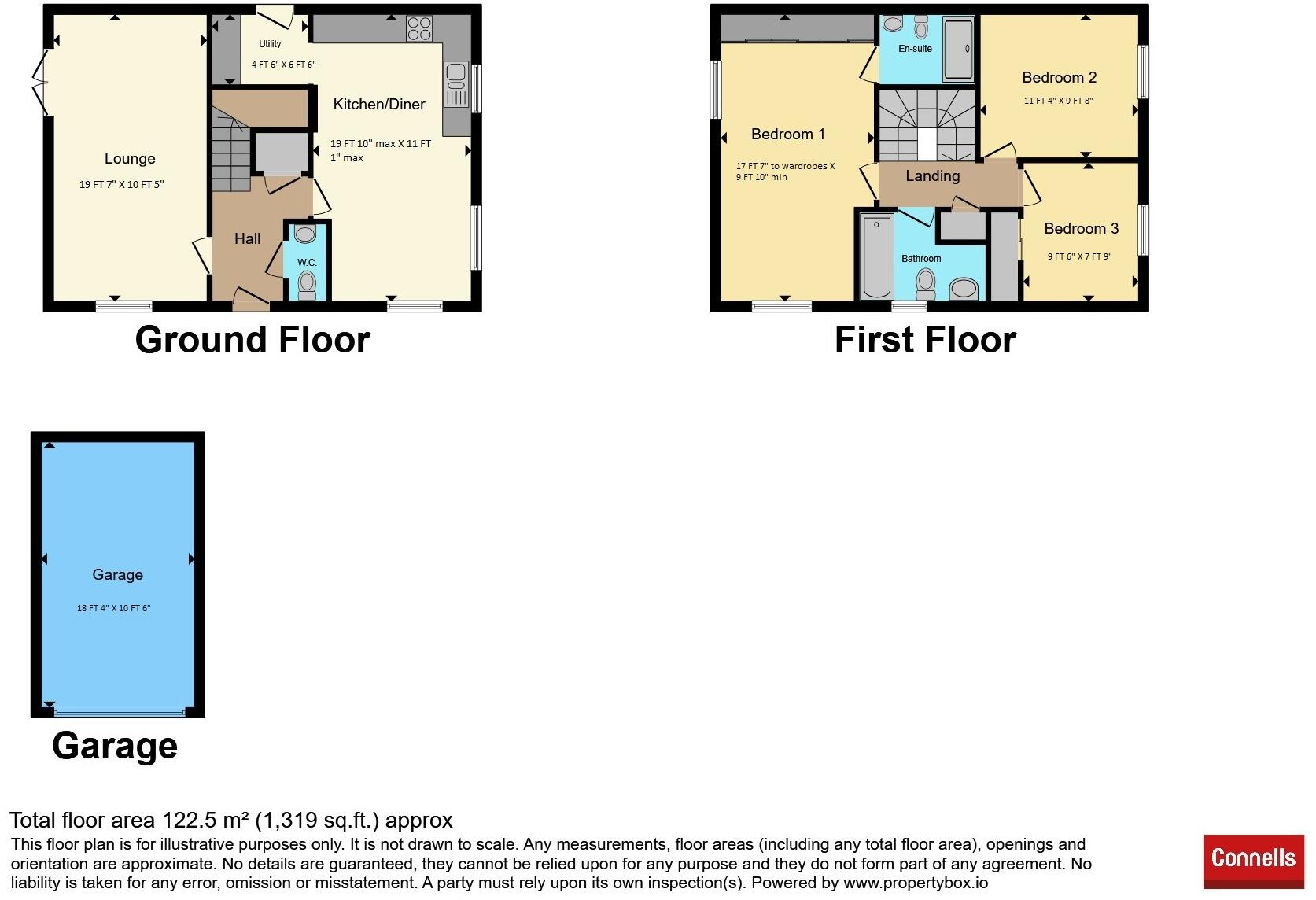De Stretford Drive, Bishops Tachbrook, Leamington Spa floorplan