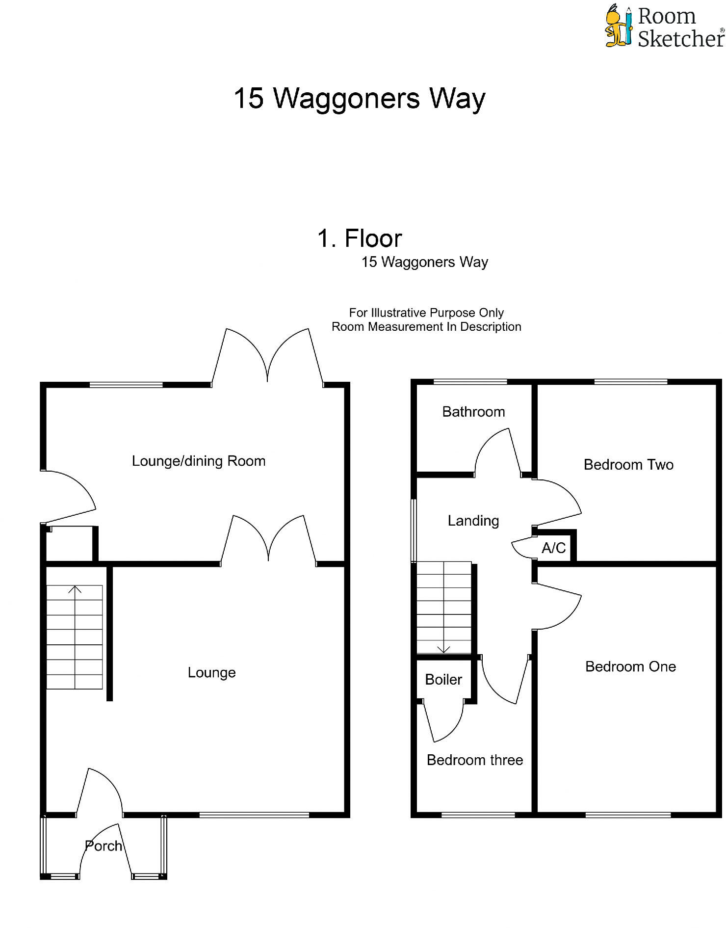 15, Waggoners Way, Bugbrooke, Northampton floorplan