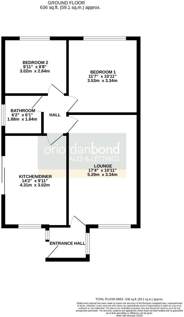 Meadow View, Higham Ferrers, Northamptonshire NN10 floorplan