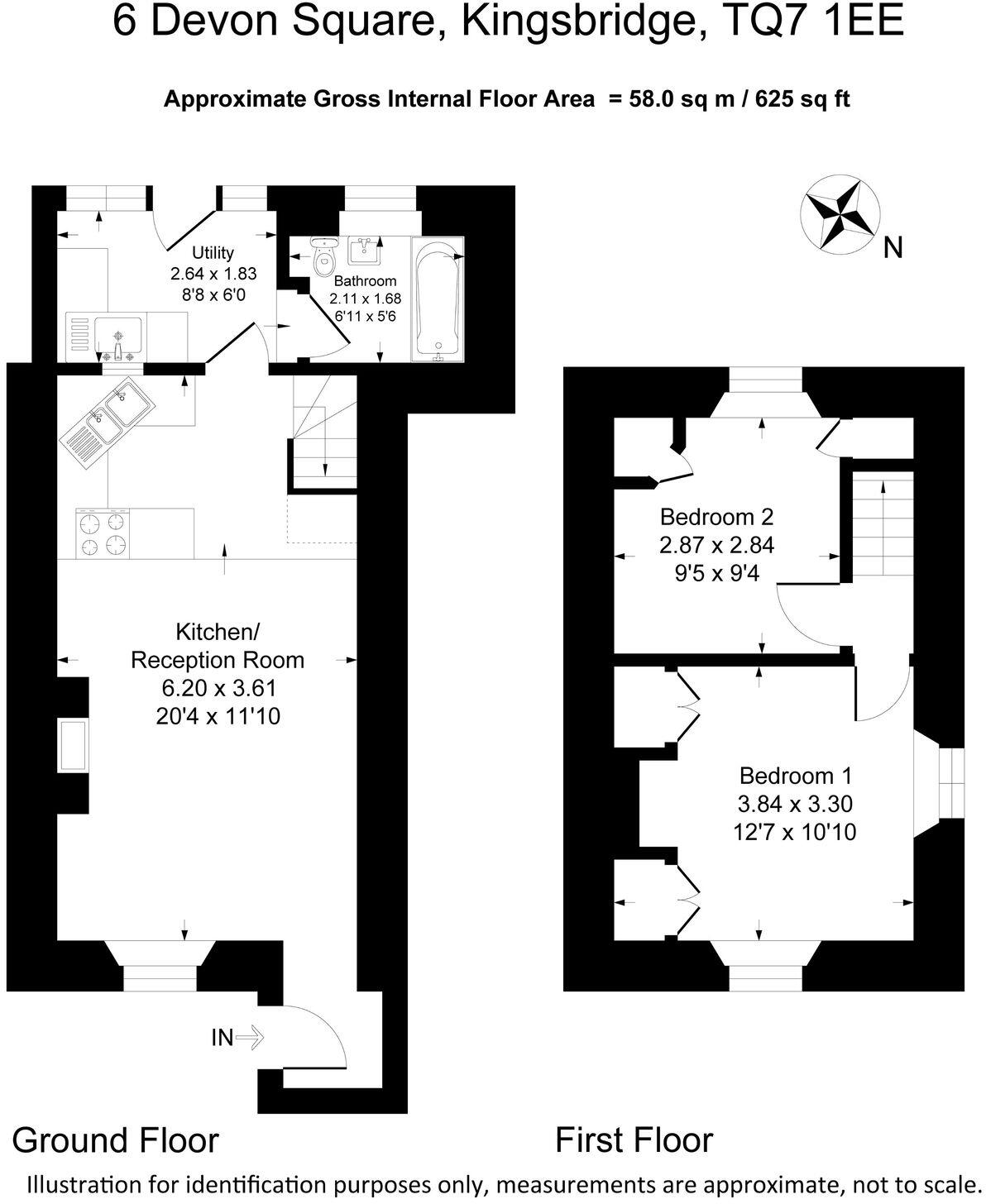 Devon Square, Kingsbridge, TQ7 1EE floorplan