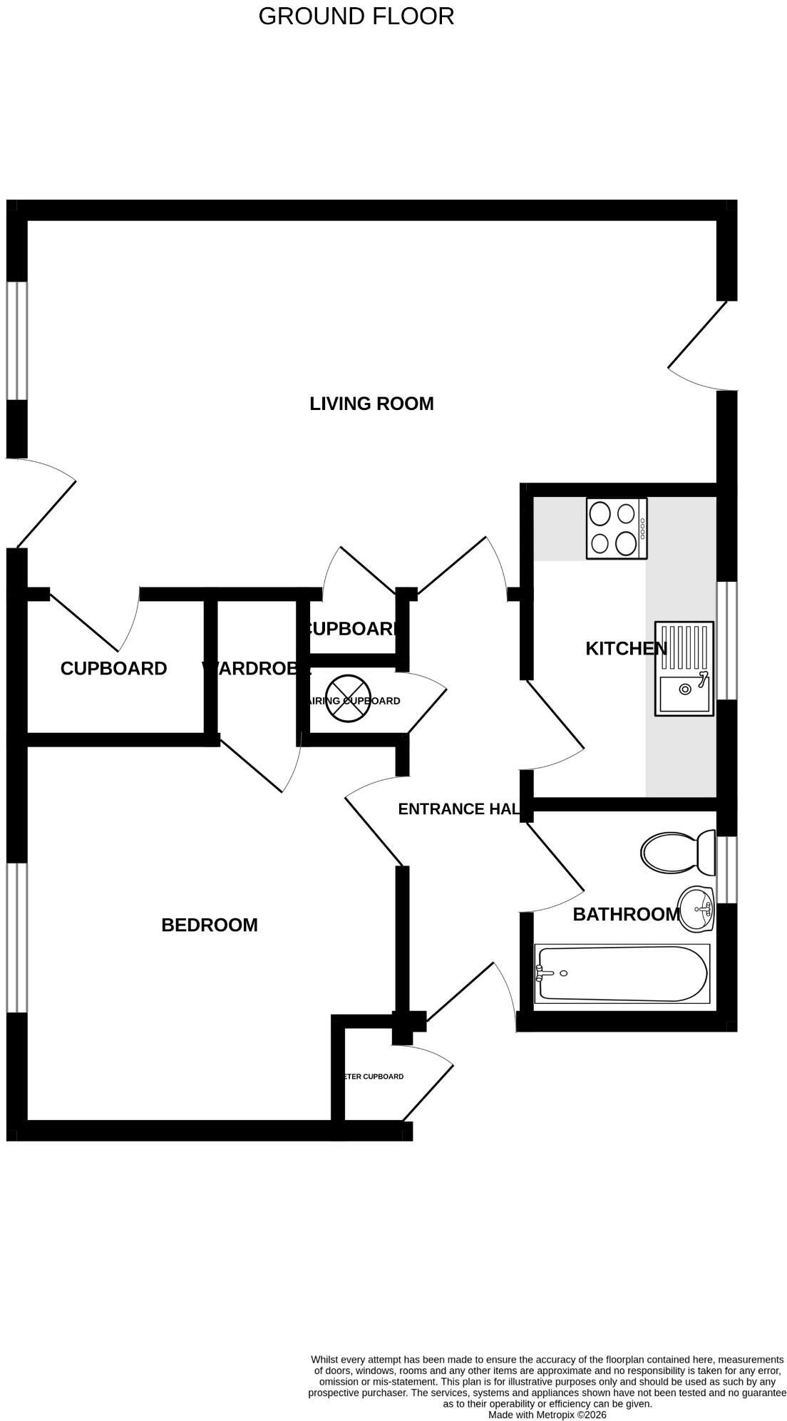 Peachs Close, MK43 floorplan
