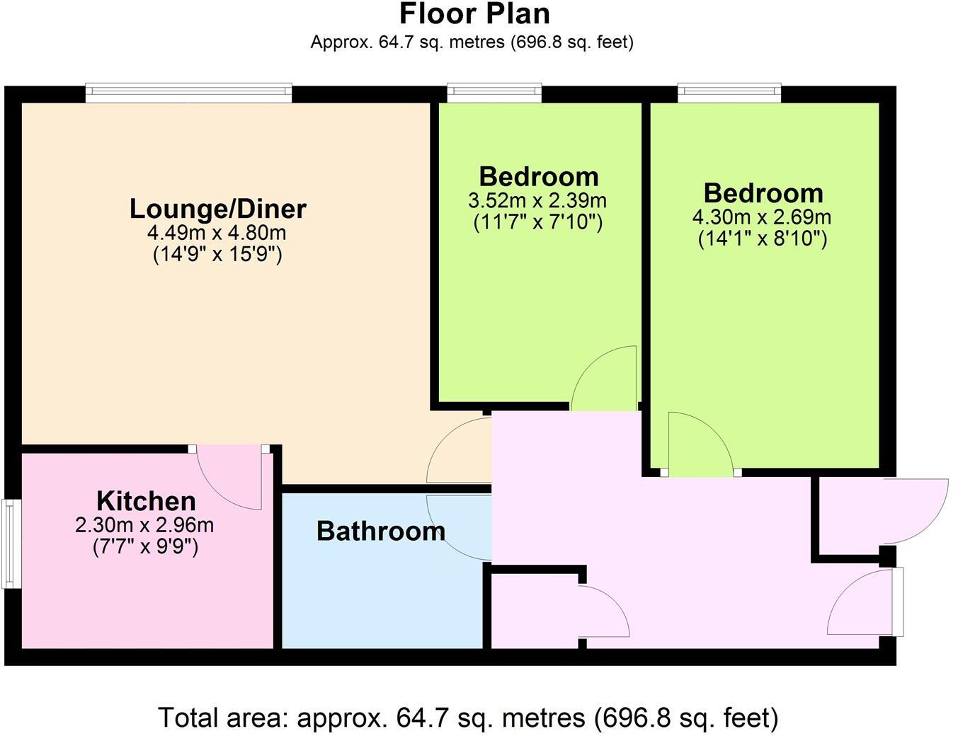 Northcourt Road, Worthing floorplan