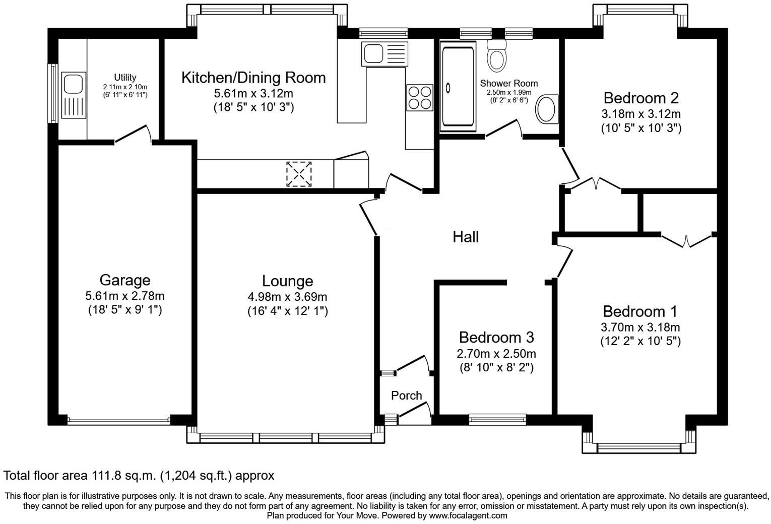 Beech Hill Road, Grasscroft, Oldham, Greater Manchester, OL4 floorplan