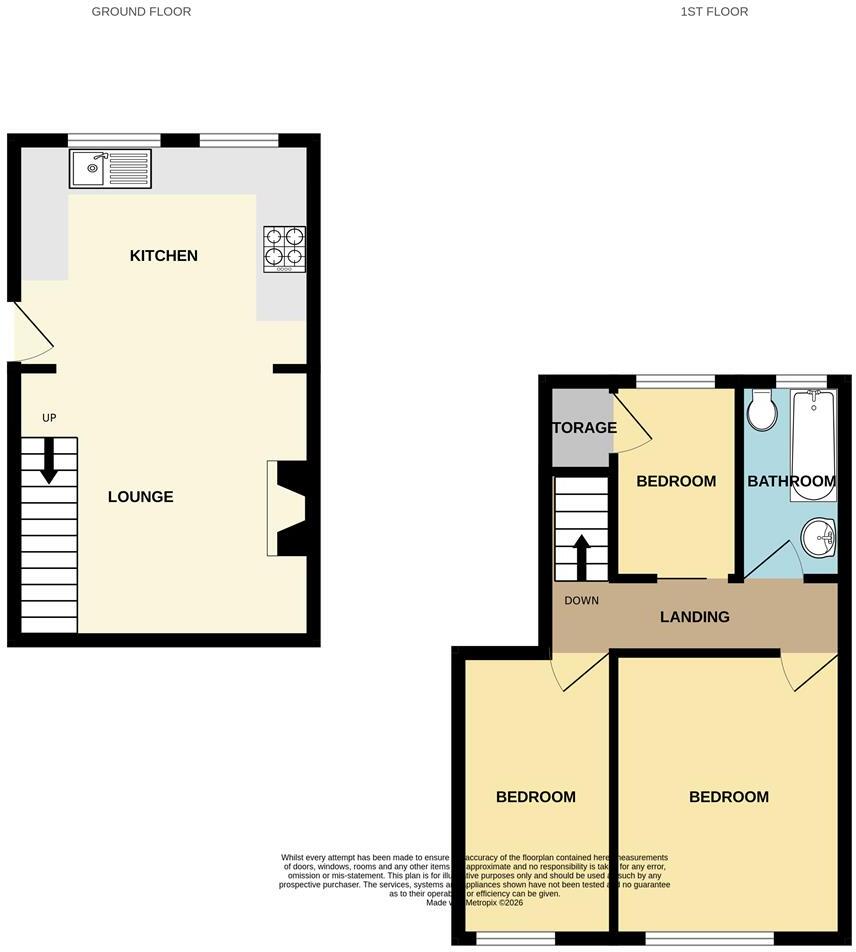 Upper End Road, Peak Dale, Buxton floorplan