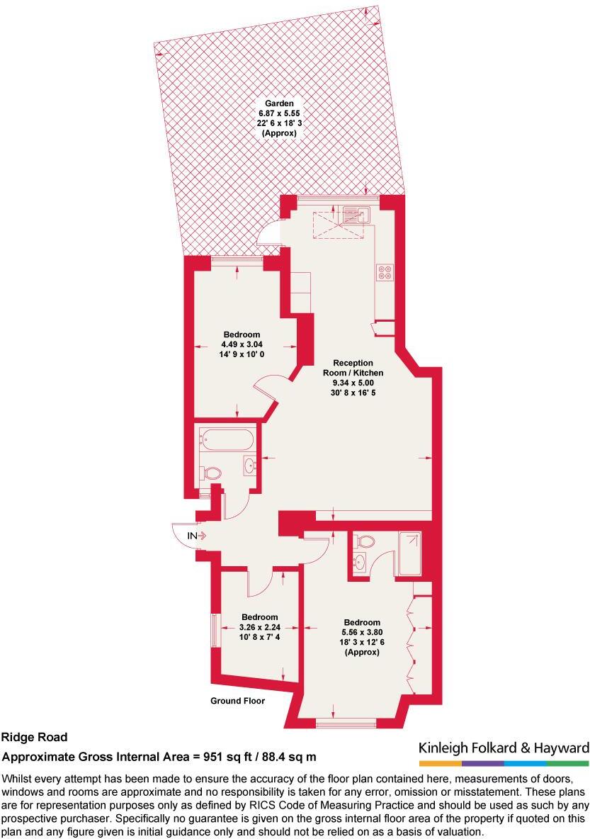 Ridge Road, London, N8 floorplan